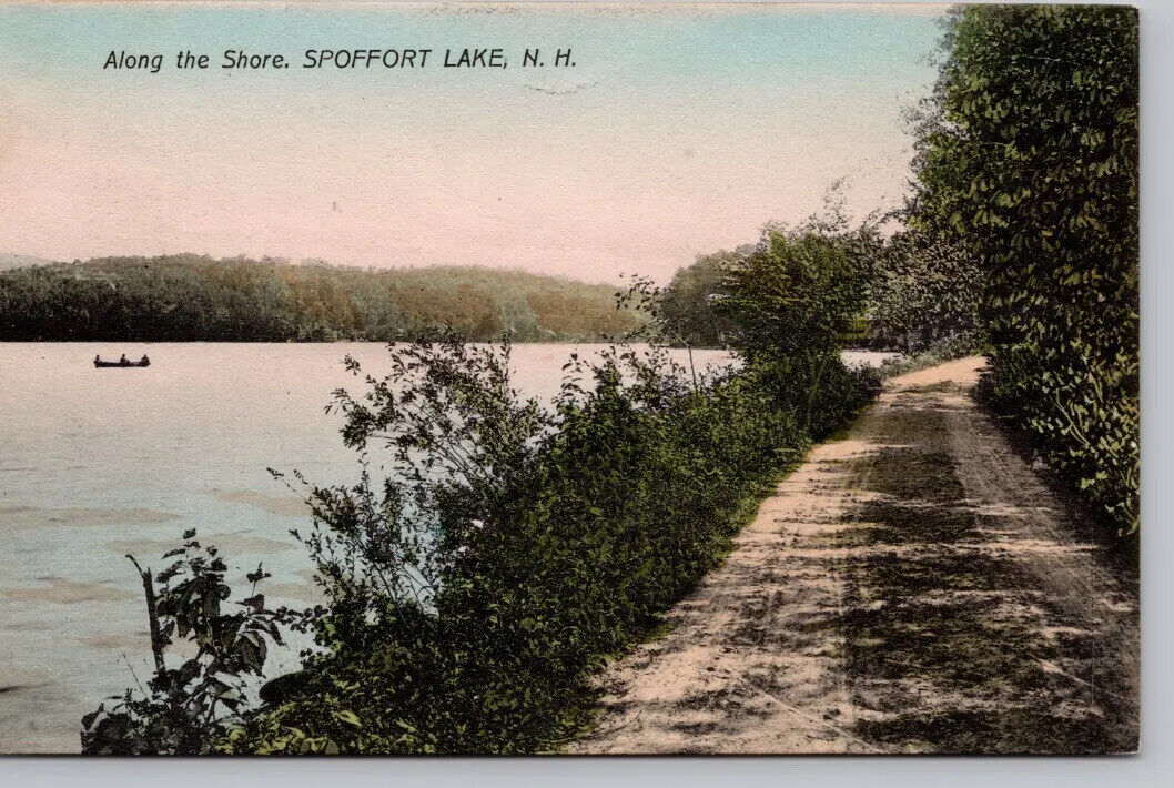 Postcard NH Along The Shore Spoffort Lake New Hampshire