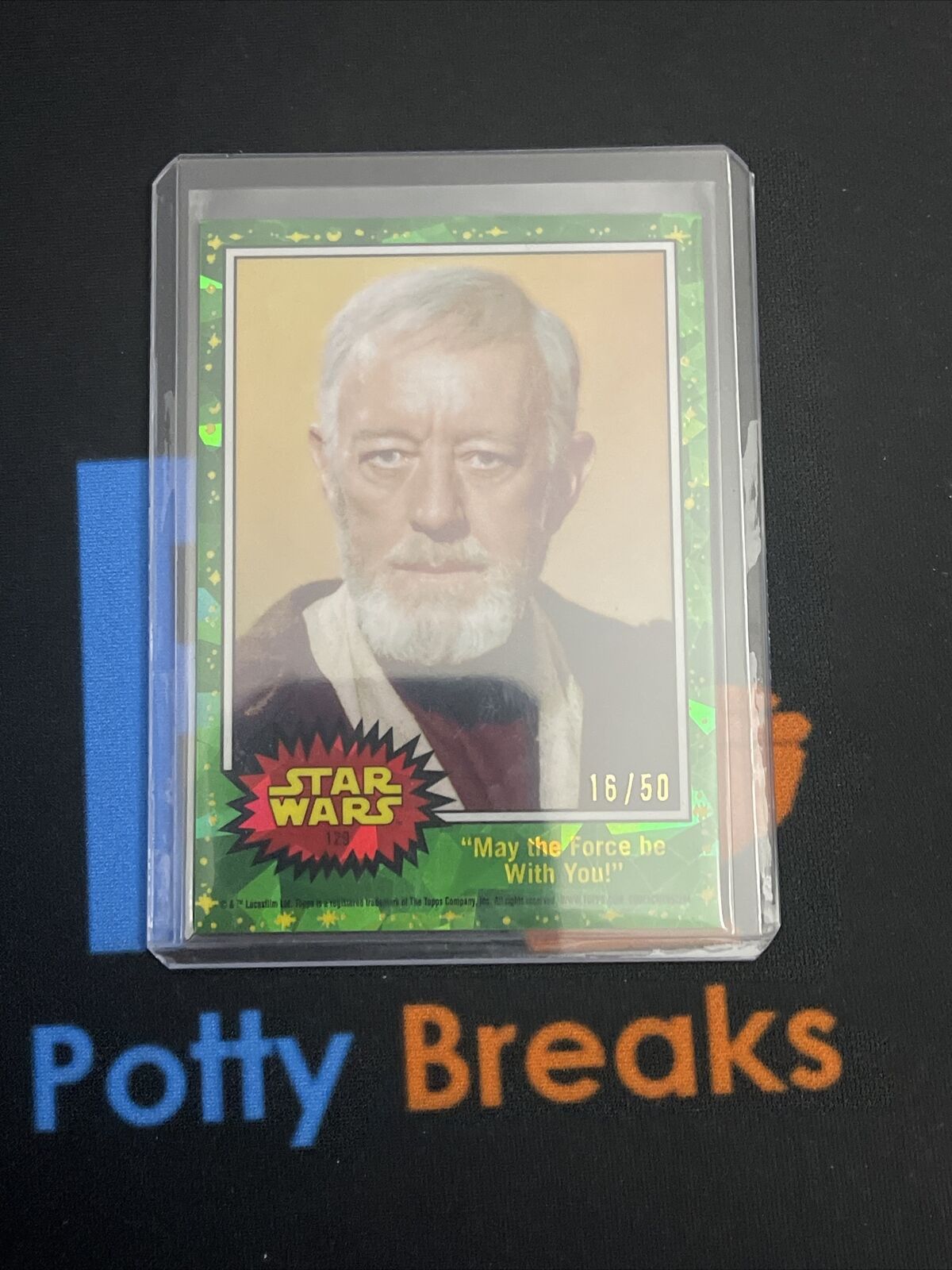 Topps 2022 Star Wars Sapphire “May the Force be With You” Obi-Wan /50