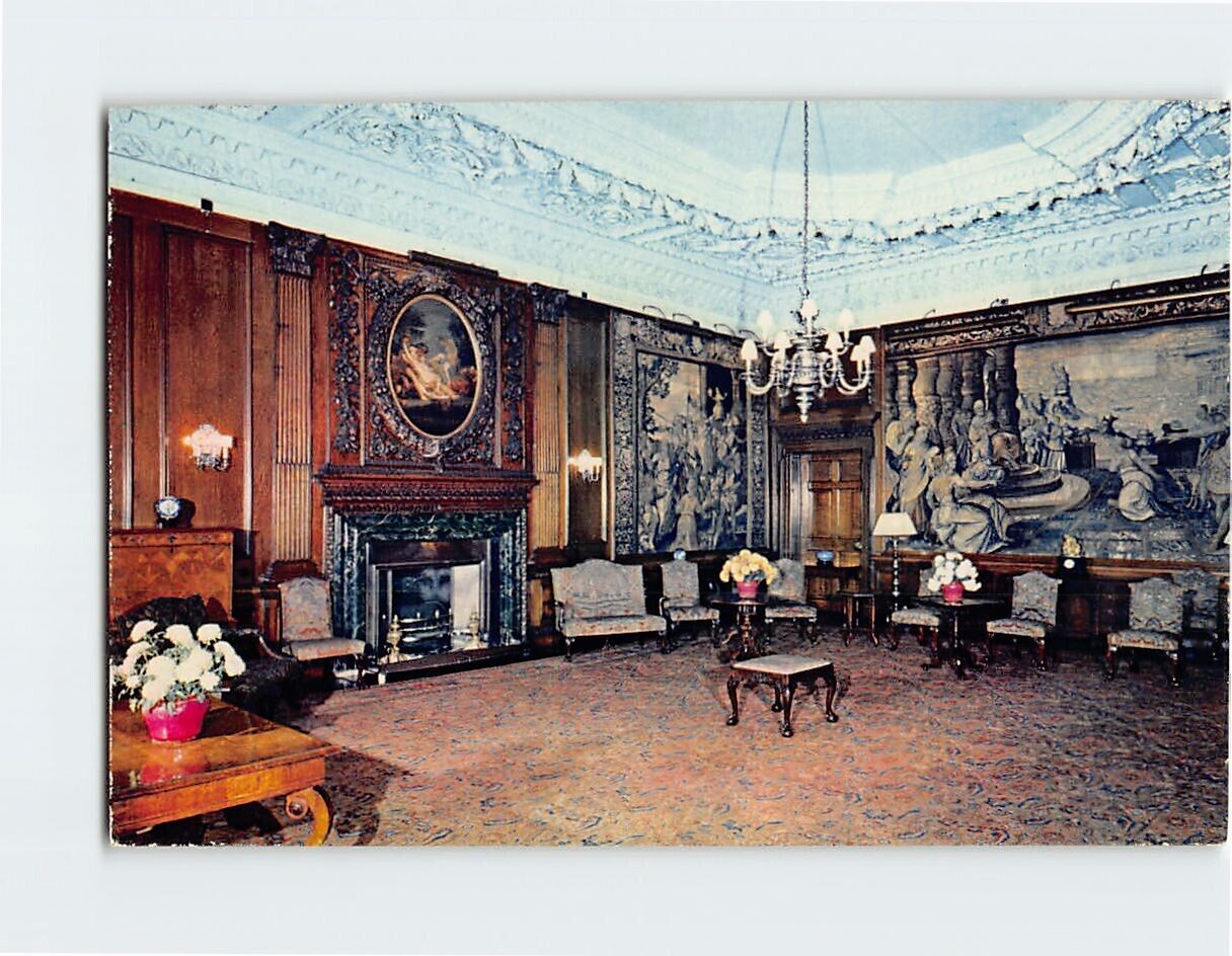 Postcard Morning Drawing Room Palace of Holyroodhouse Edinburgh Scotland