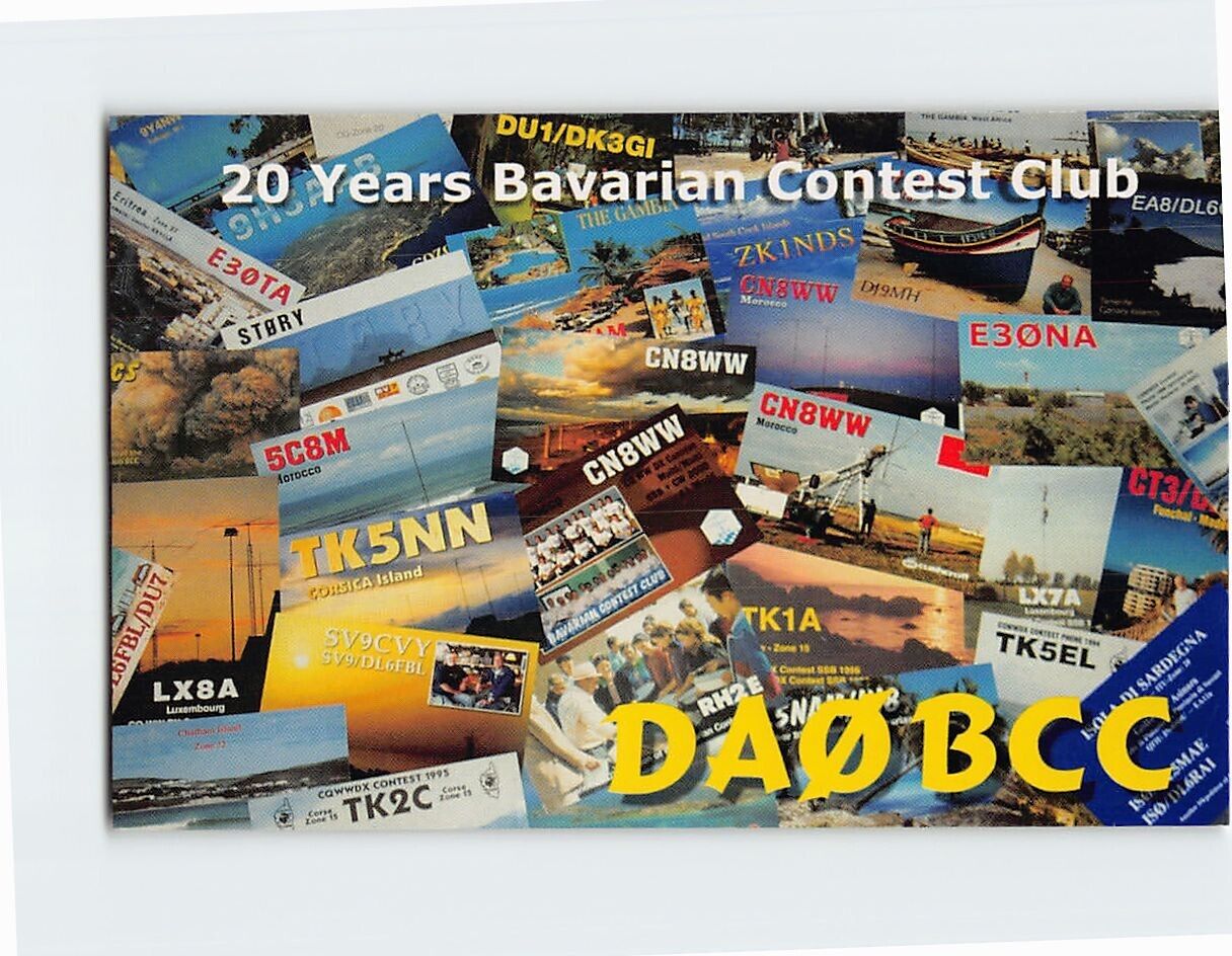 Postcard 20 Years of Bavarian Contest Club