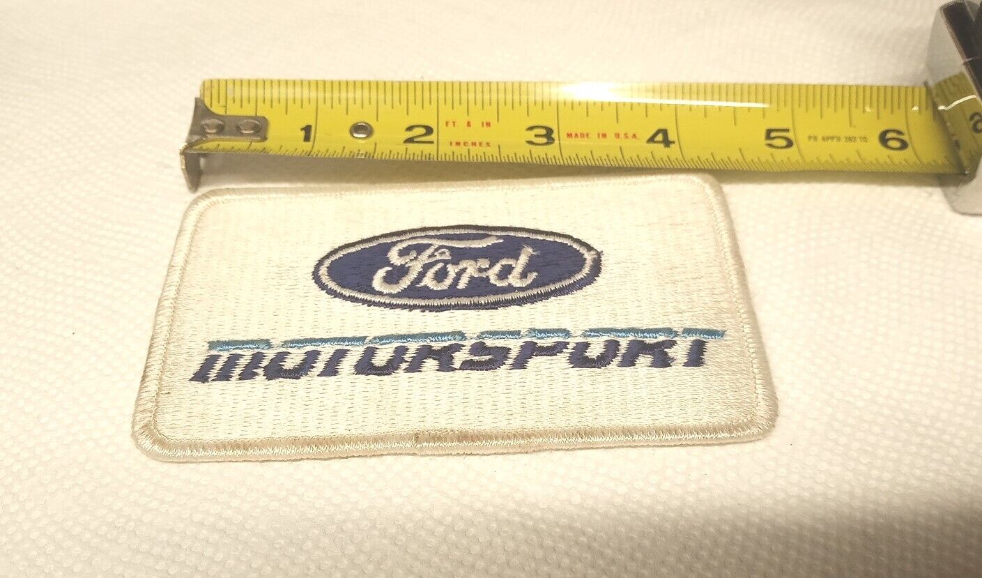 Ford Motorsport Patch Early 80\'s Listed As Used- Never Sewn On