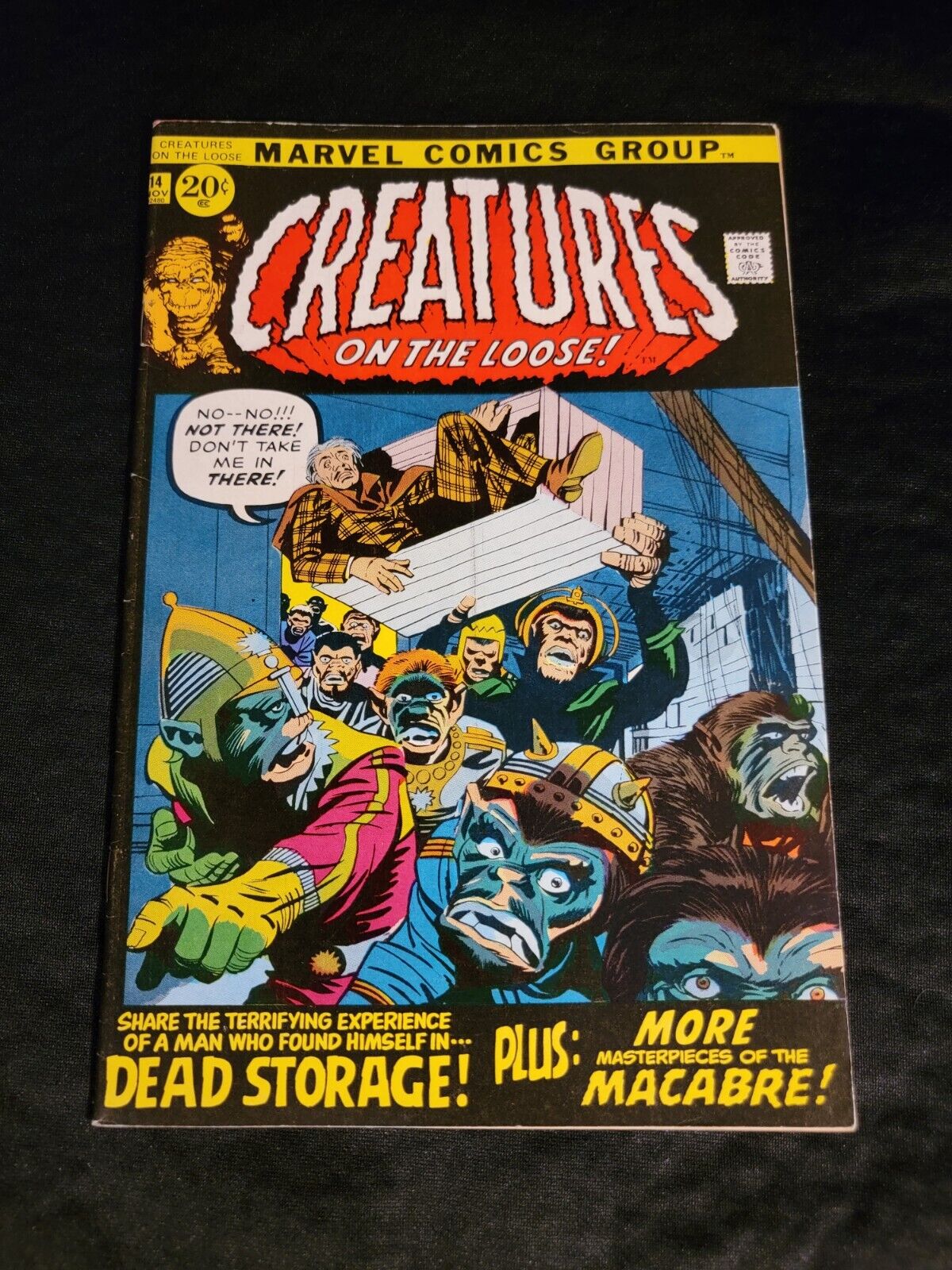CREATURES ON THE LOOSE #14 November 1971 Vintage Comic Horror Monster