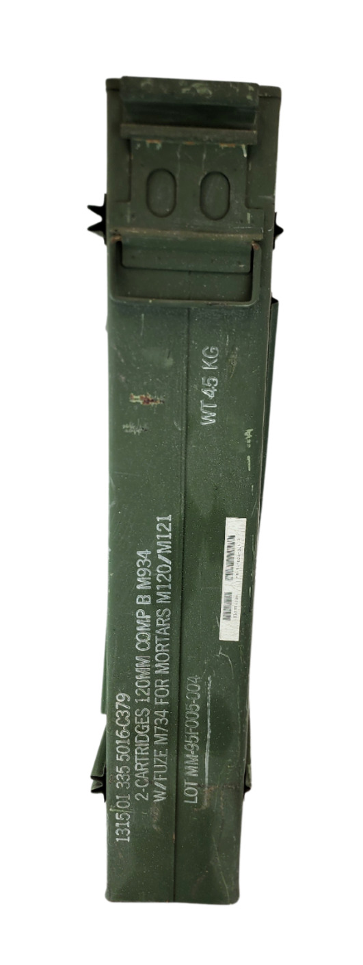 Used No Lid U.S. G.I. 120MM PA-154 Ammo Can Box *mocinc.1982*