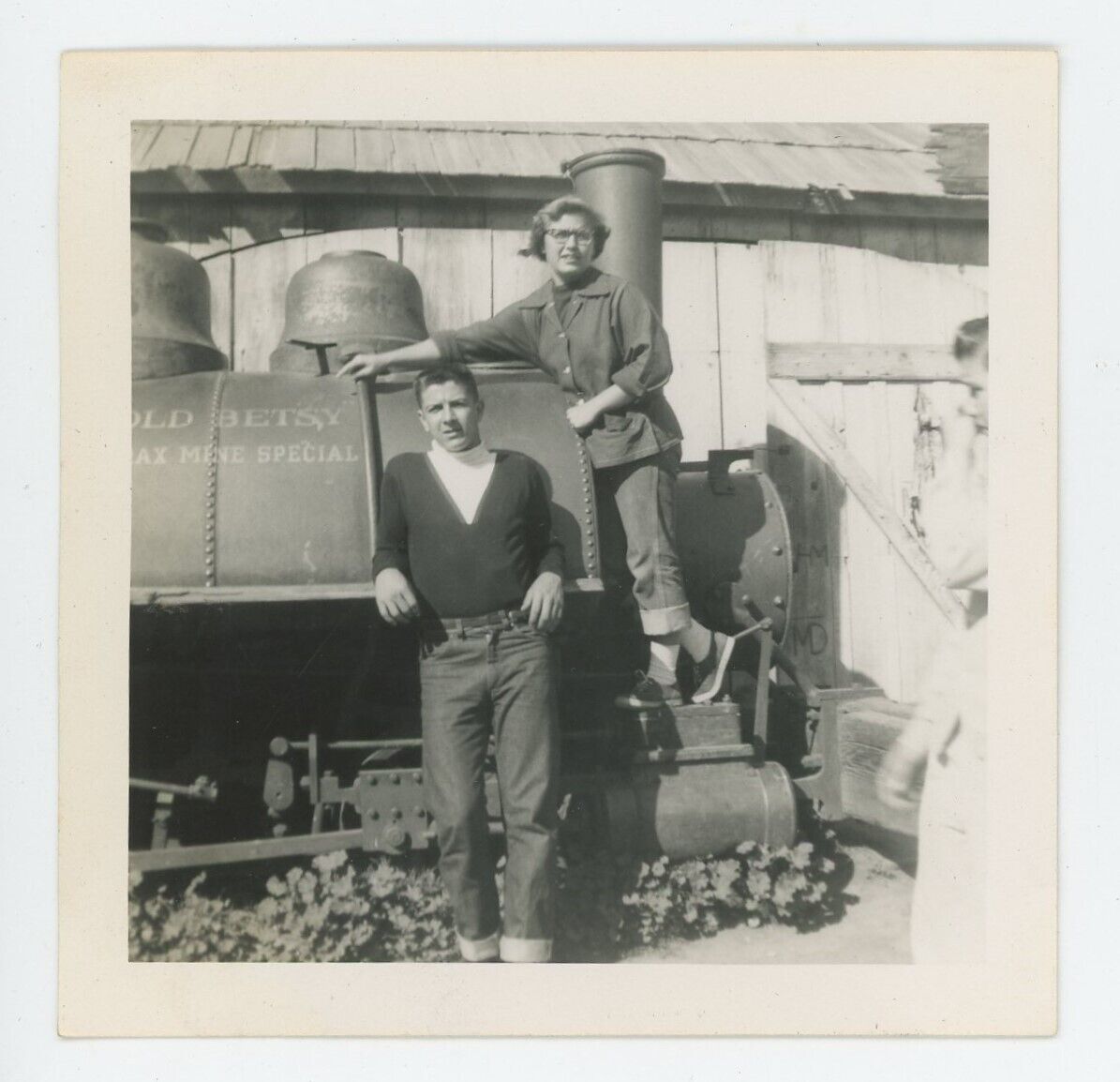 Vintage Photo Knott\'s Berry Farm Old Betsy Borax Mine Train Buena Park CA 1950s