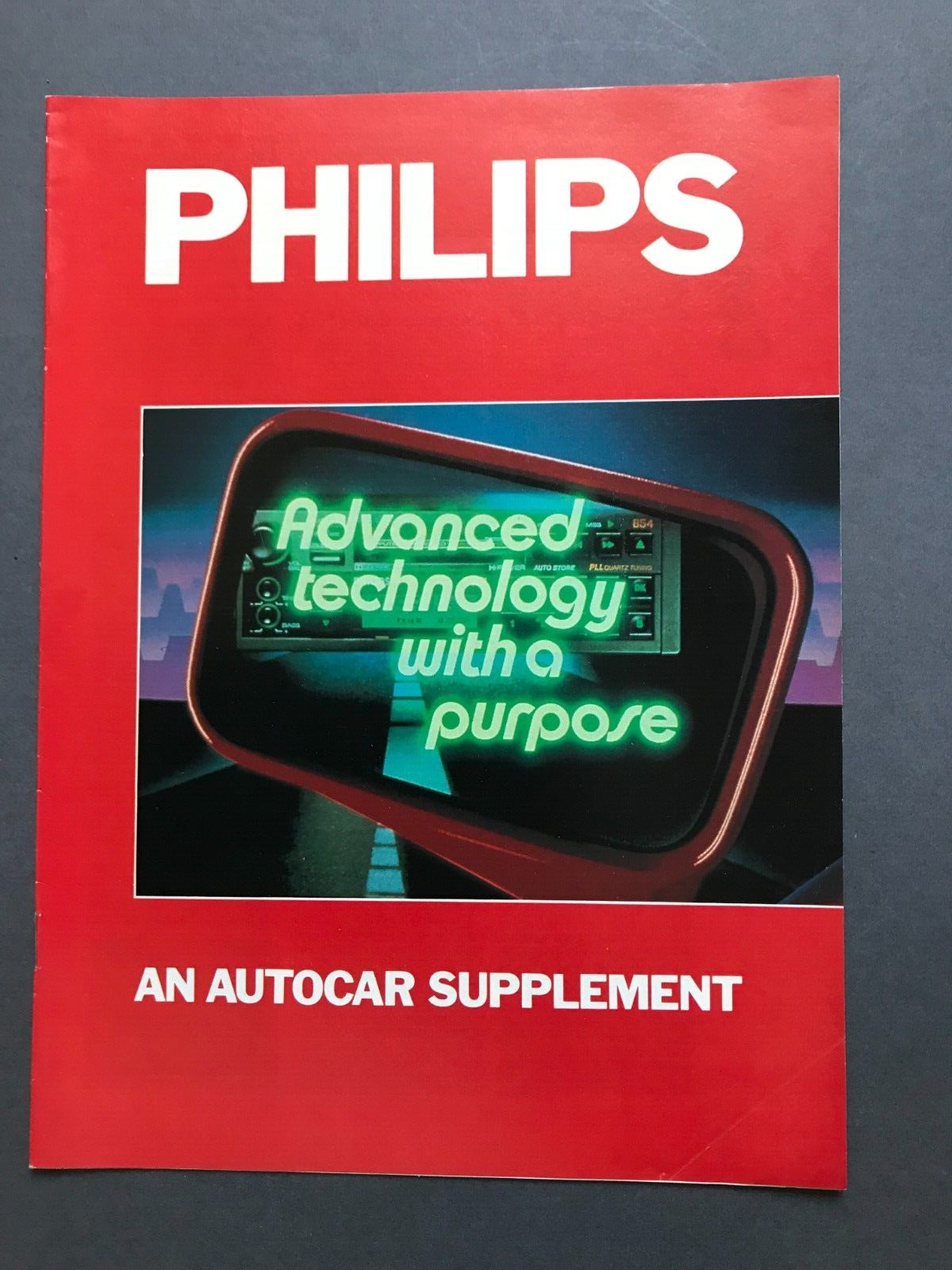 Vintage Autocar  Magazine 1980s Philips Car Radios Compact Disc Cell Phones