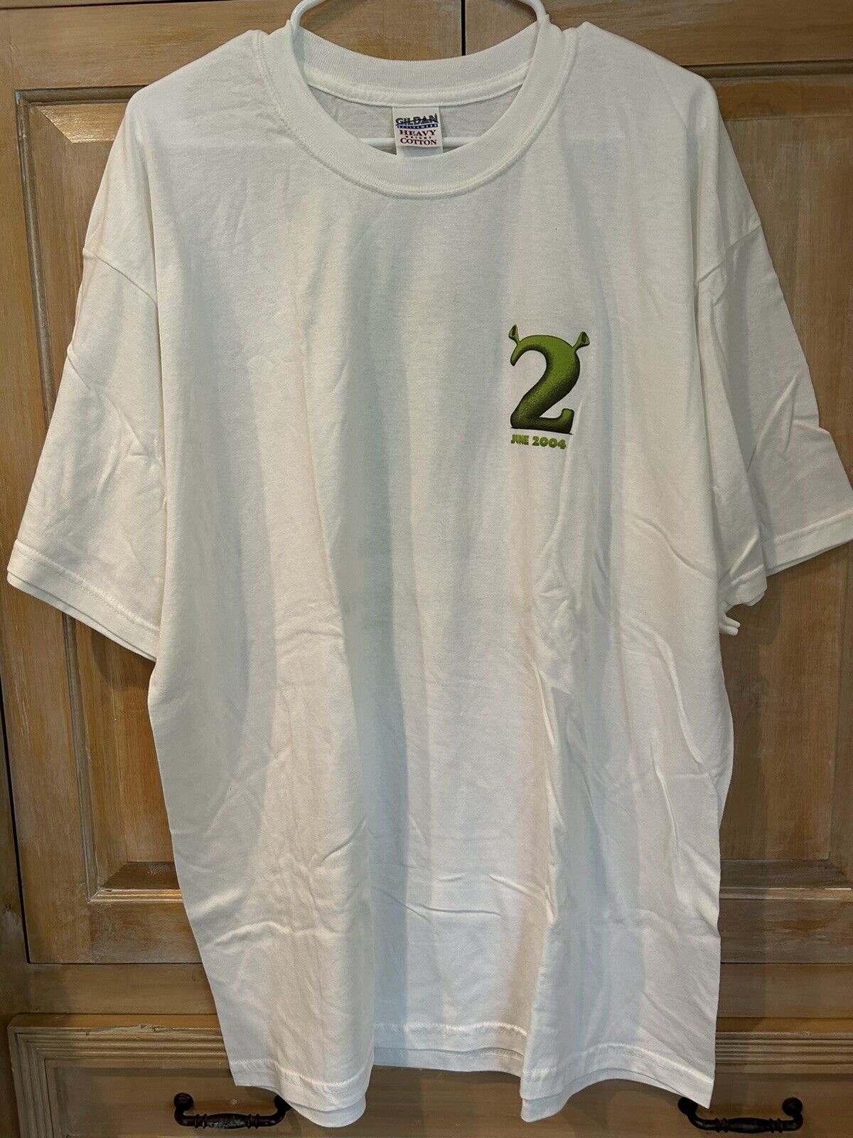 Vintage 2004 Dreamworks Shrek 2 Animated Movie Theatre Promo T-Shirt Size XL