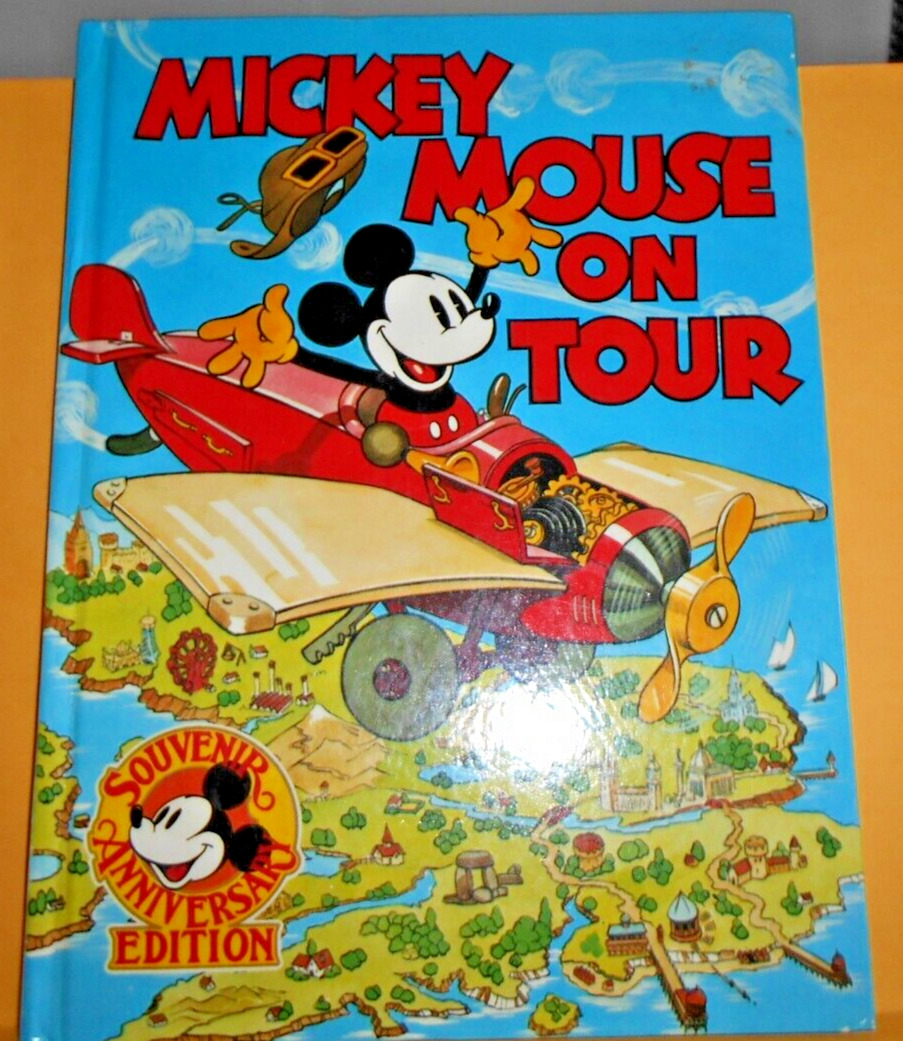 MICKEY MOUSE ON TOUR ANNUAL 1978 HARD BACK