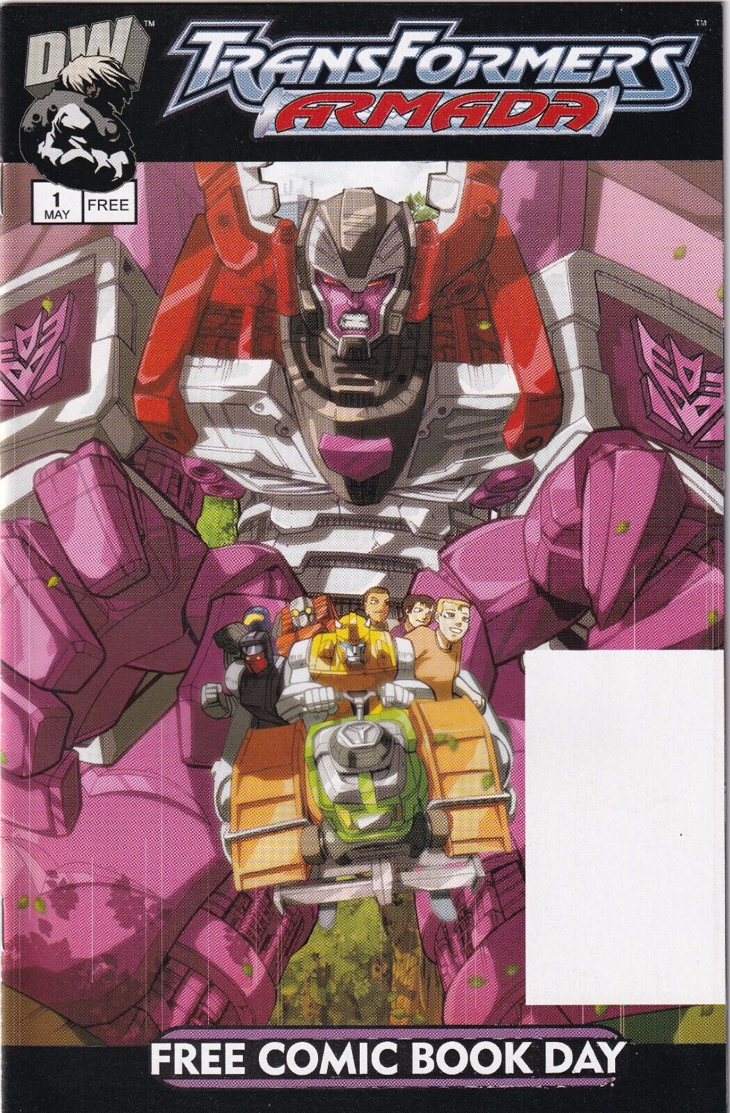 Transformers Armada #1 DreamWave Comics (2003) Free Comic Book Day