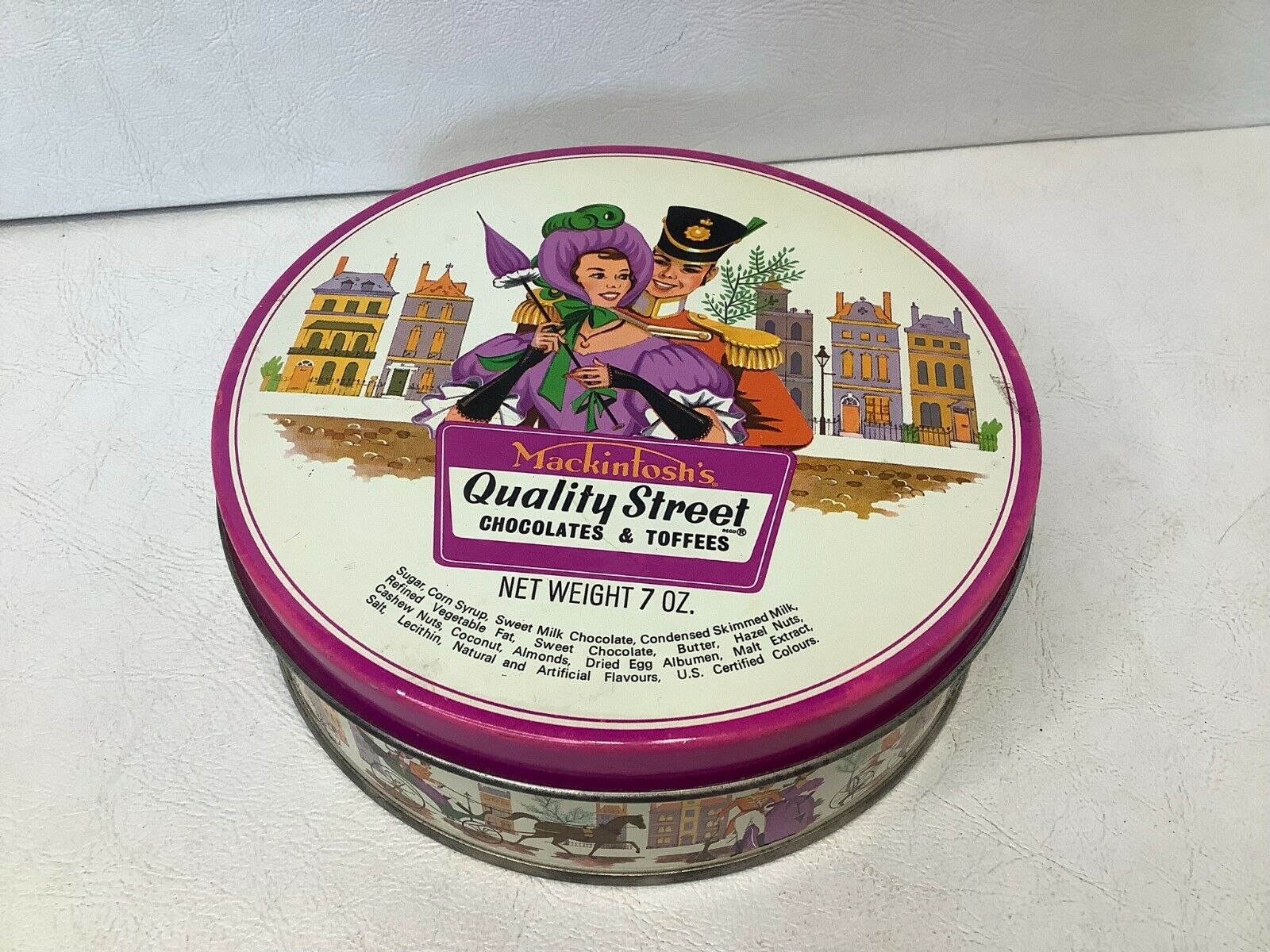 Vintage Mackintosh’s Quality Street Chocolates and Toffees Collectible Tin