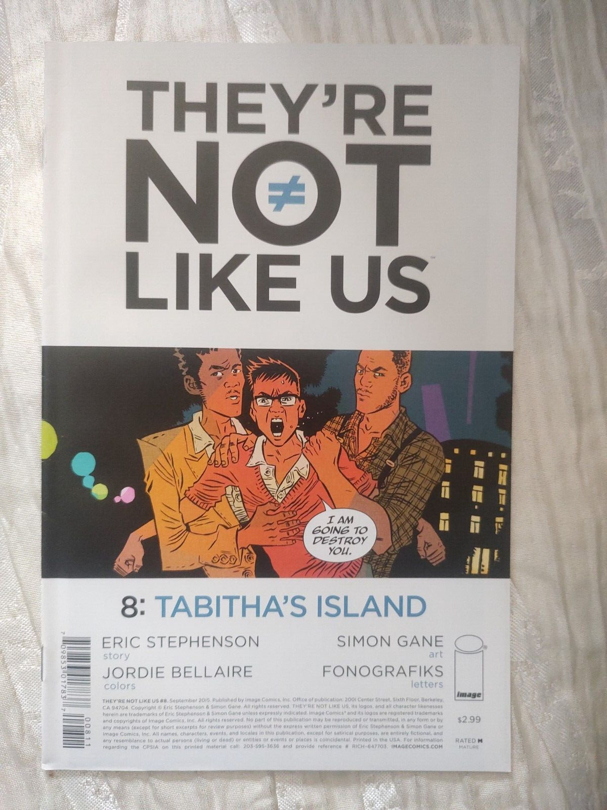 Cb39~comic book~rare they\'re not like us #8 Tabitha\'s island rated mature