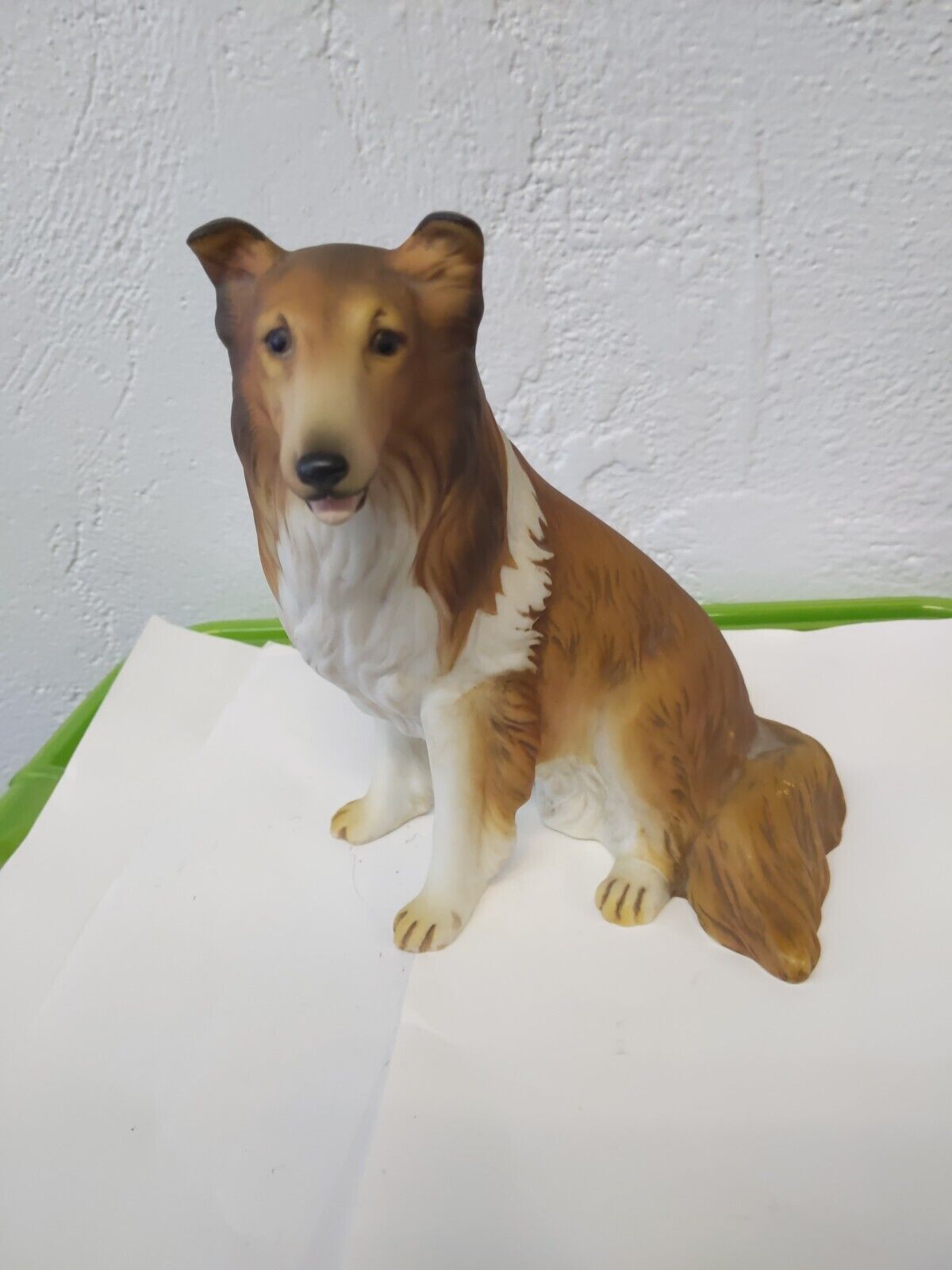 VTG HOMCO 1986 Large Collie LASSIE Masterpiece Dog Figurine 10\