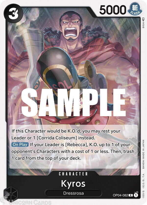 OP04-082 Kyros :: Rare One Piece TCG Card