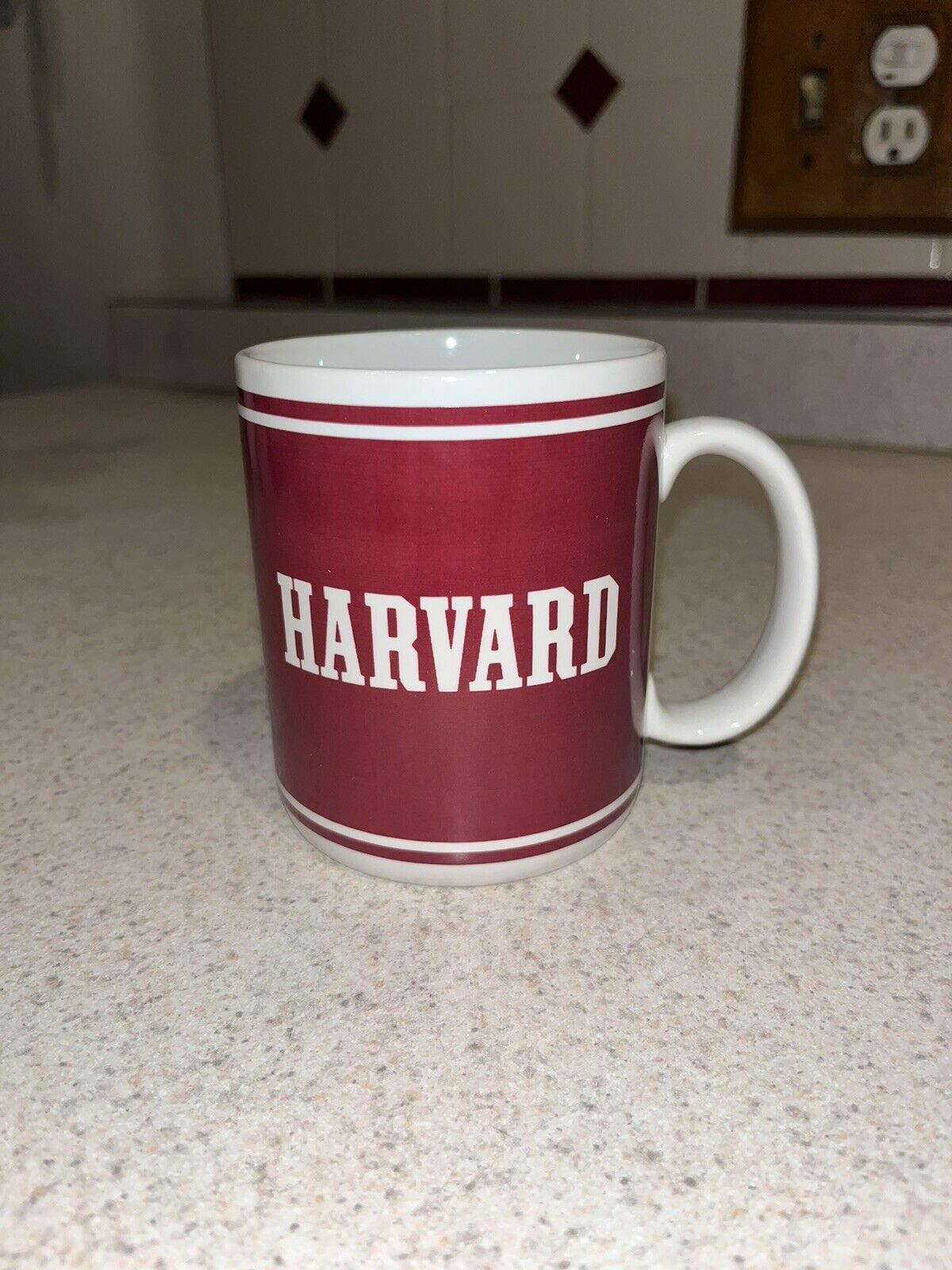 Harvard University Coffee Mug Cup - Veritas Rare Ltd Maroon