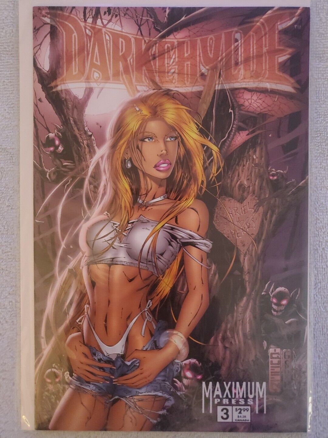 Darkchylde #3 1996 VF Randy Queen Maximum Press Comic Book Comics Press Story