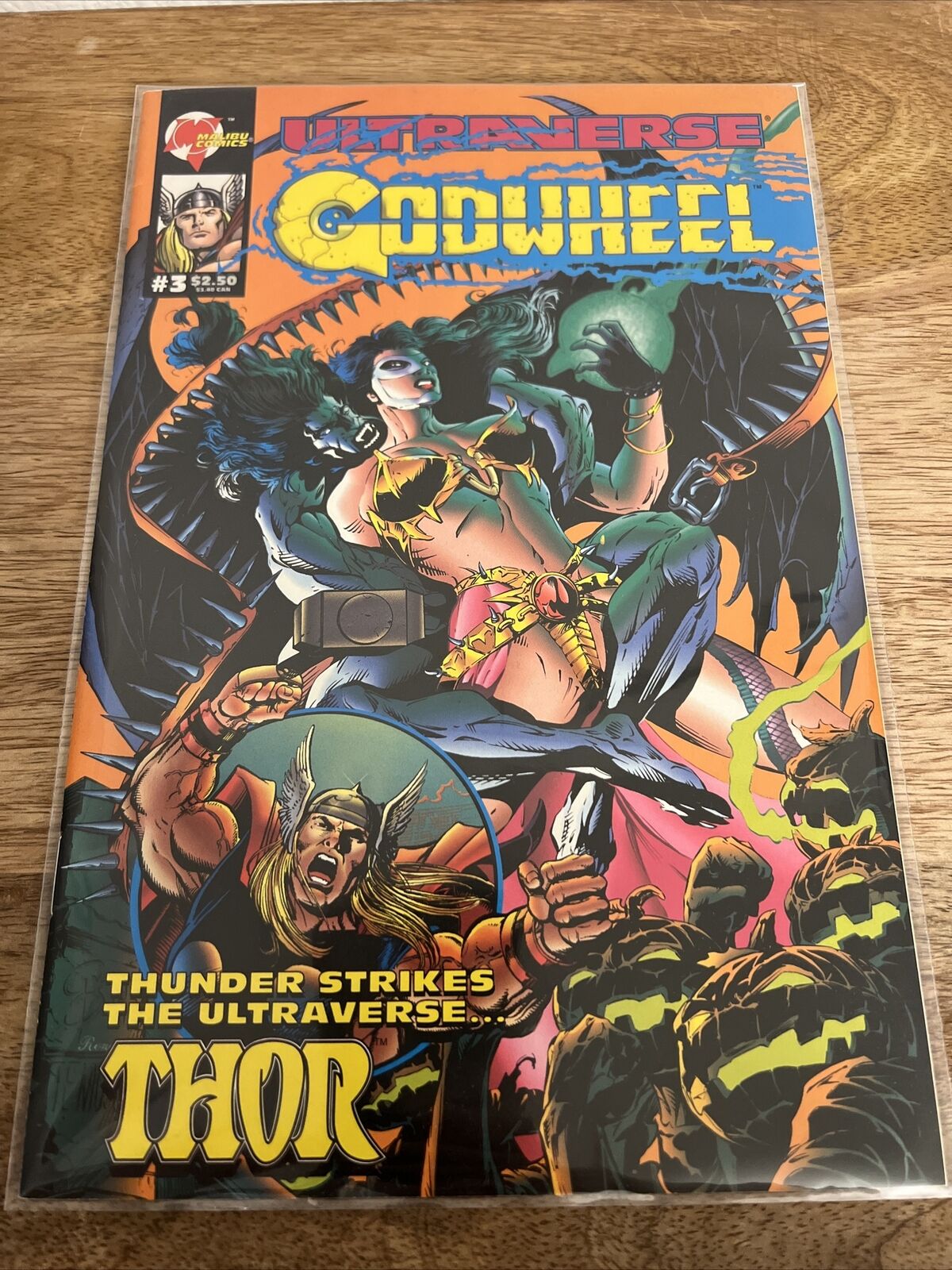 Ultraverse Godwheel Malibu Comics Issue# 3 Comic Book New 