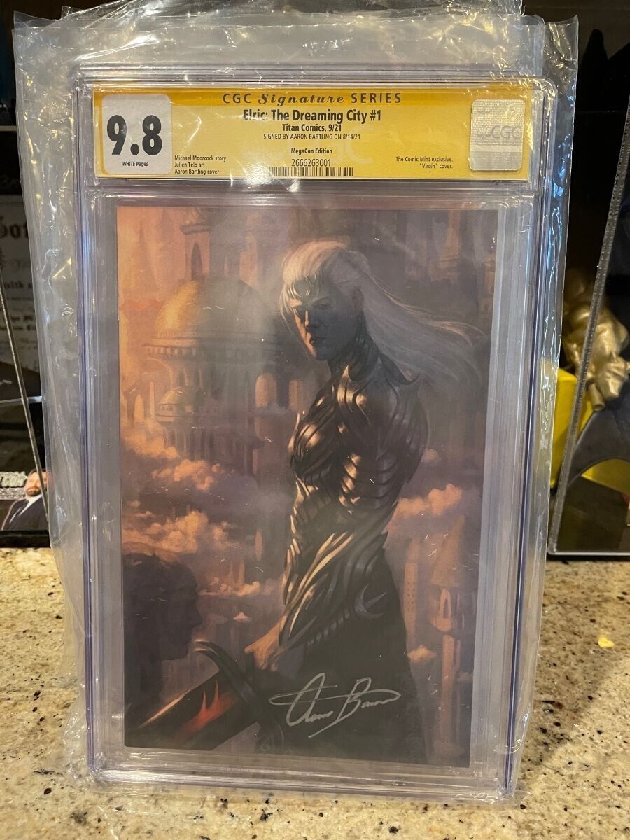ELRIC the DREAMING CITY #1 Bartling Signed VIRGIN MEGACON Variant - CGC SS 9.8