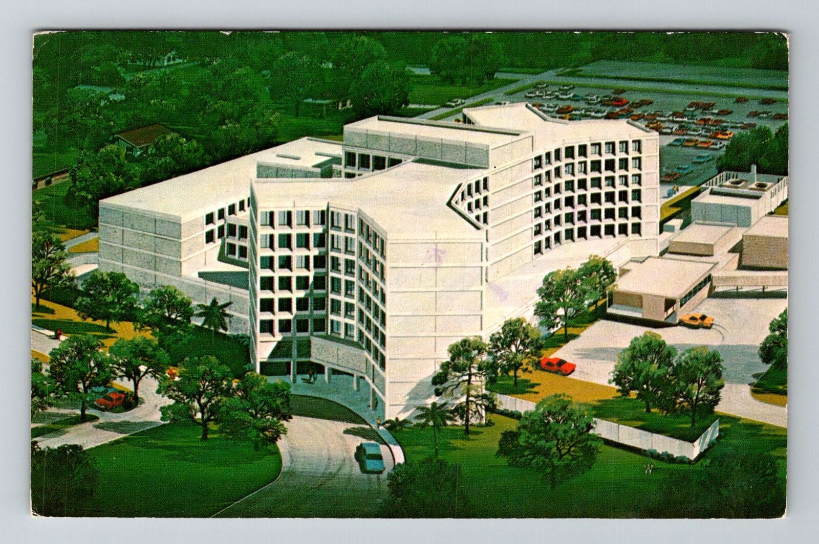 Jacksonville FL-Florida, University Hospital, c1976 Vintage Postcard