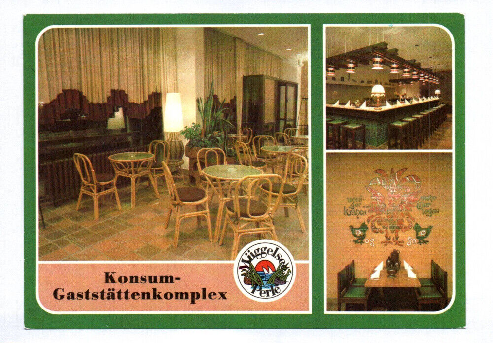 Ak Consumption Gaststättenkomplex 1983 Berlin Müggelseeperle