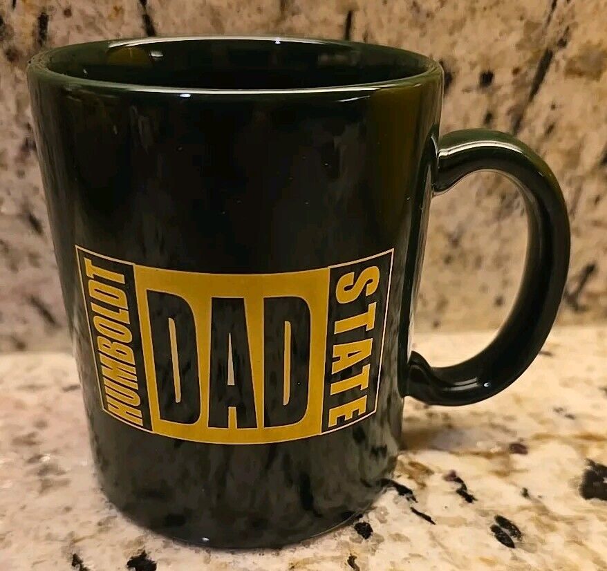 Humboldt State Dad Coffee Mug Dark Green Cup College Gift Made in USA