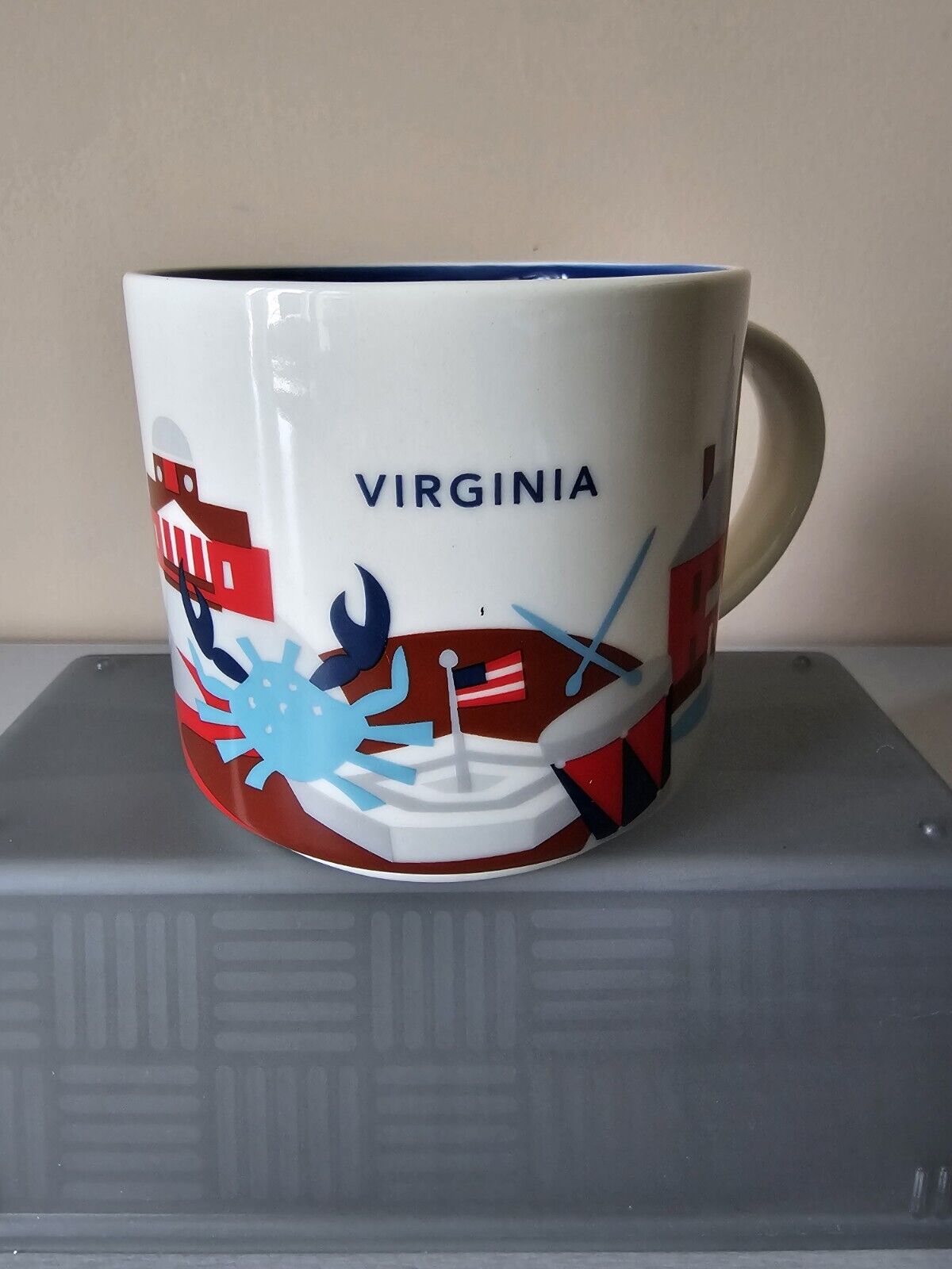 Starbucks Virginia State You Are Here Collection Coffee Tea Mug Cup 2013