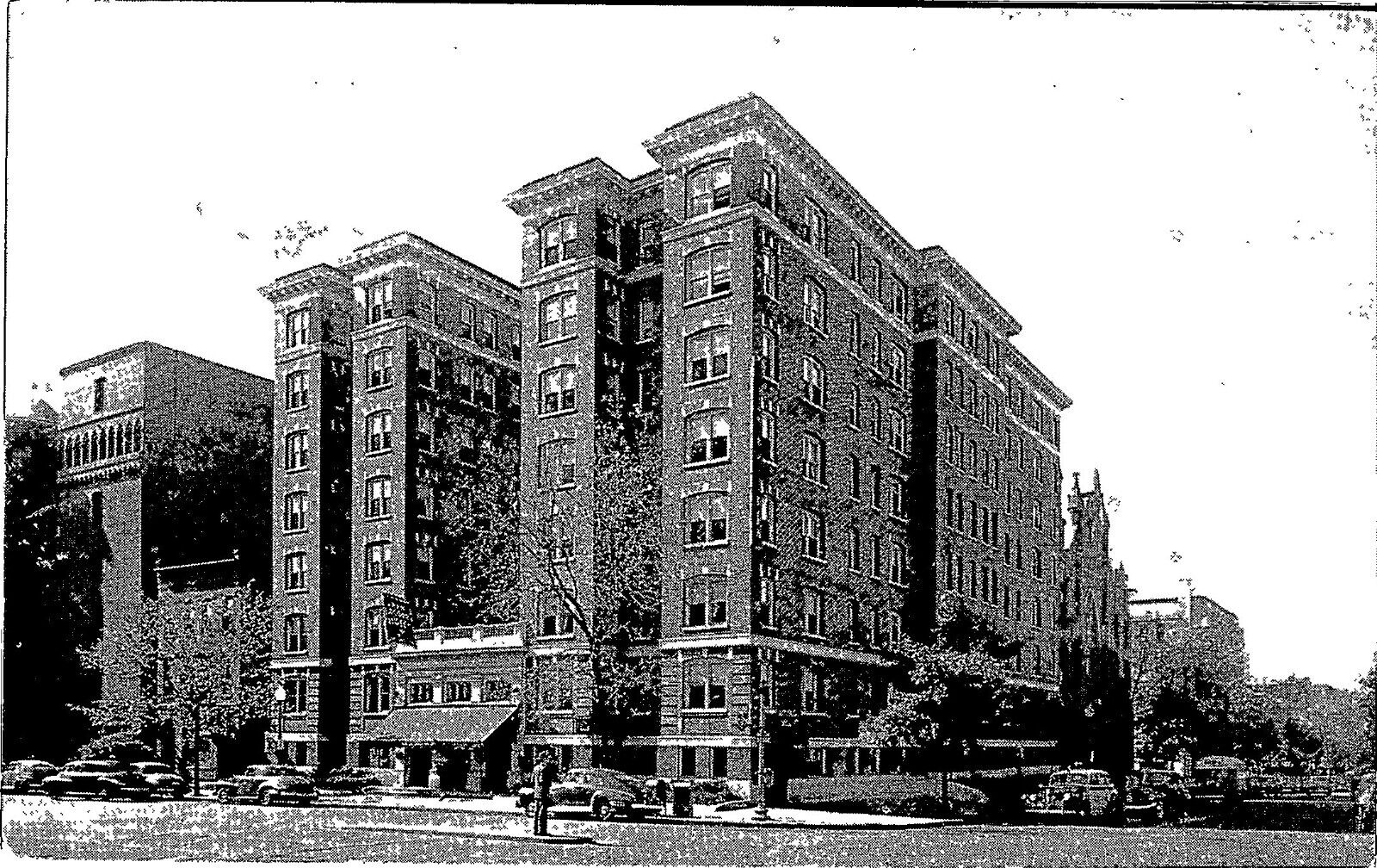 Postcard The New Colonial Hotel 15th & M streets N W Washington D C [bp]