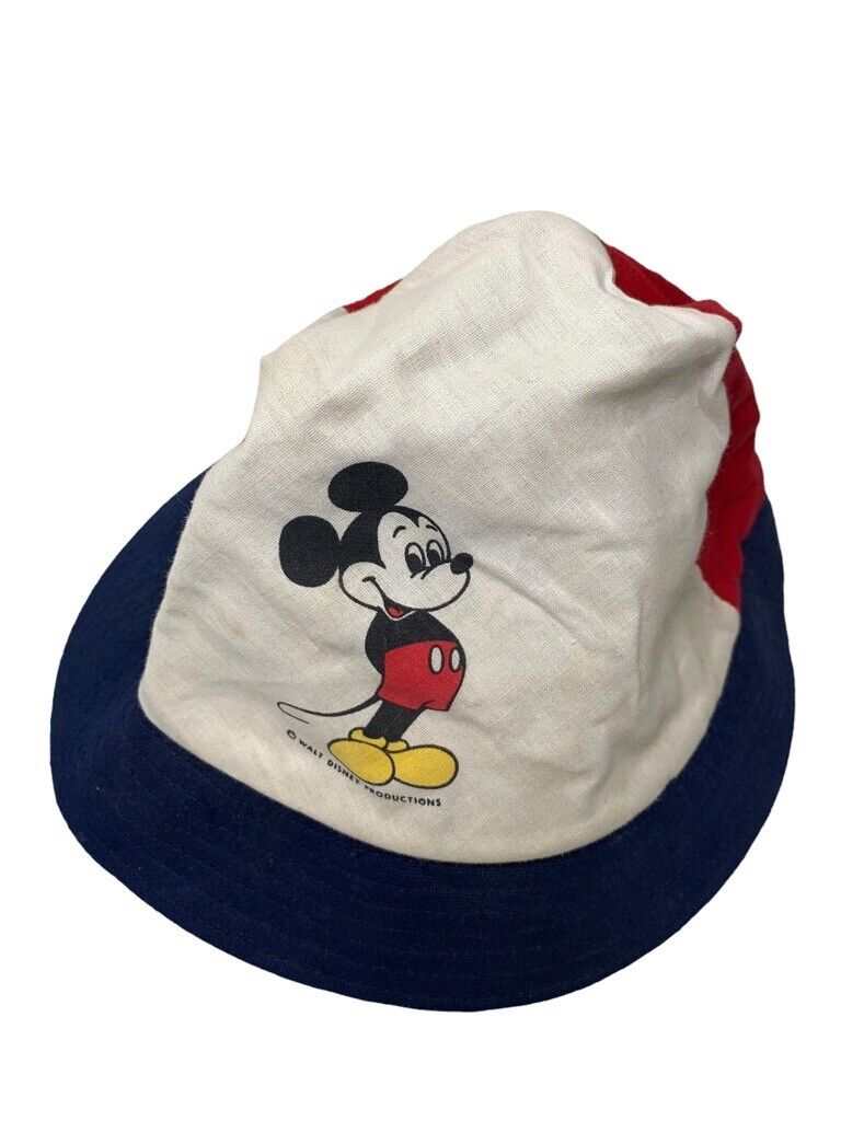 Vintage 1970s Walt Disney Productions Youth Toddler Bucket Hat