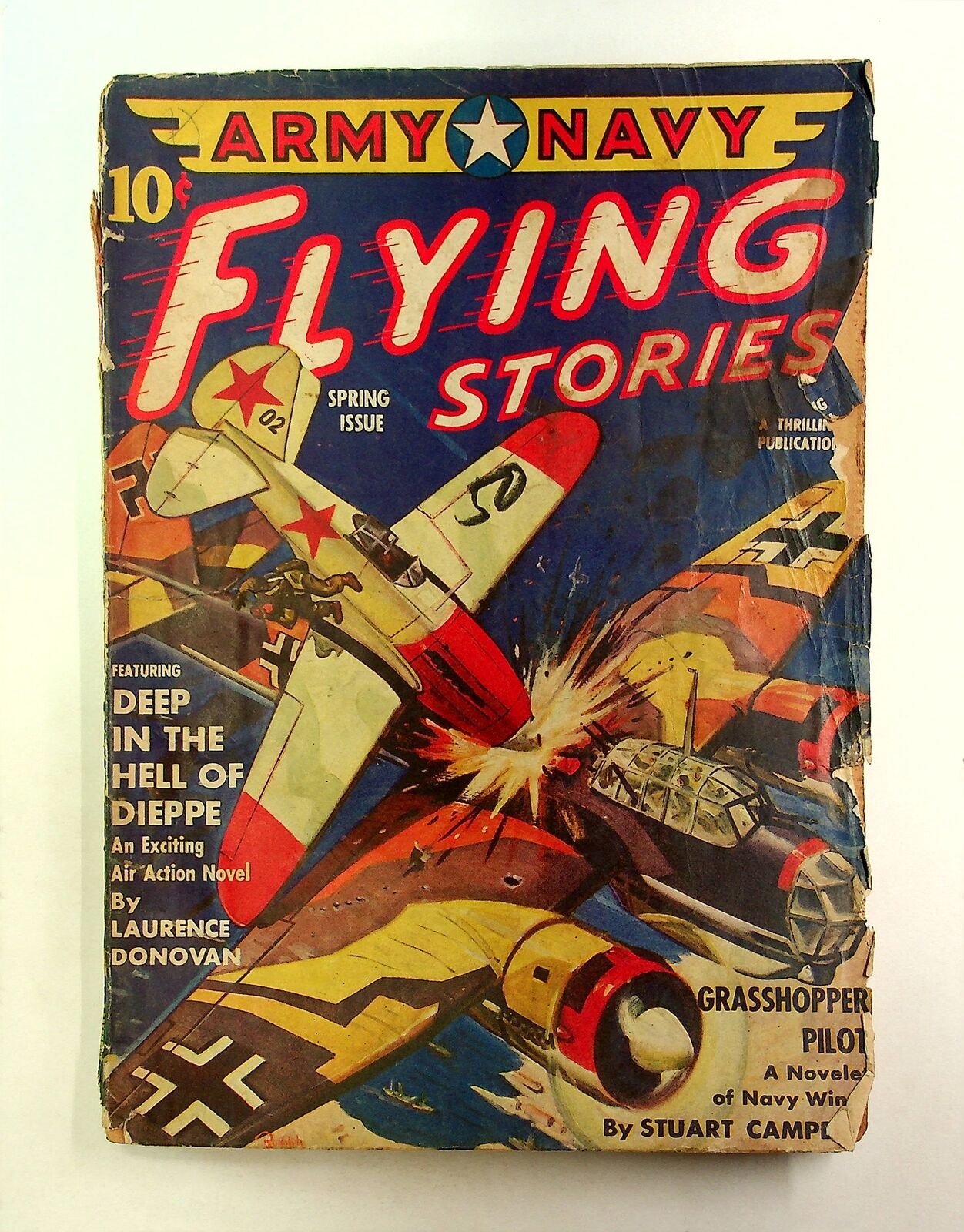 Army-Navy Flying Stories Pulp Mar 1943 Vol. 2 #1 FR/GD 1.5