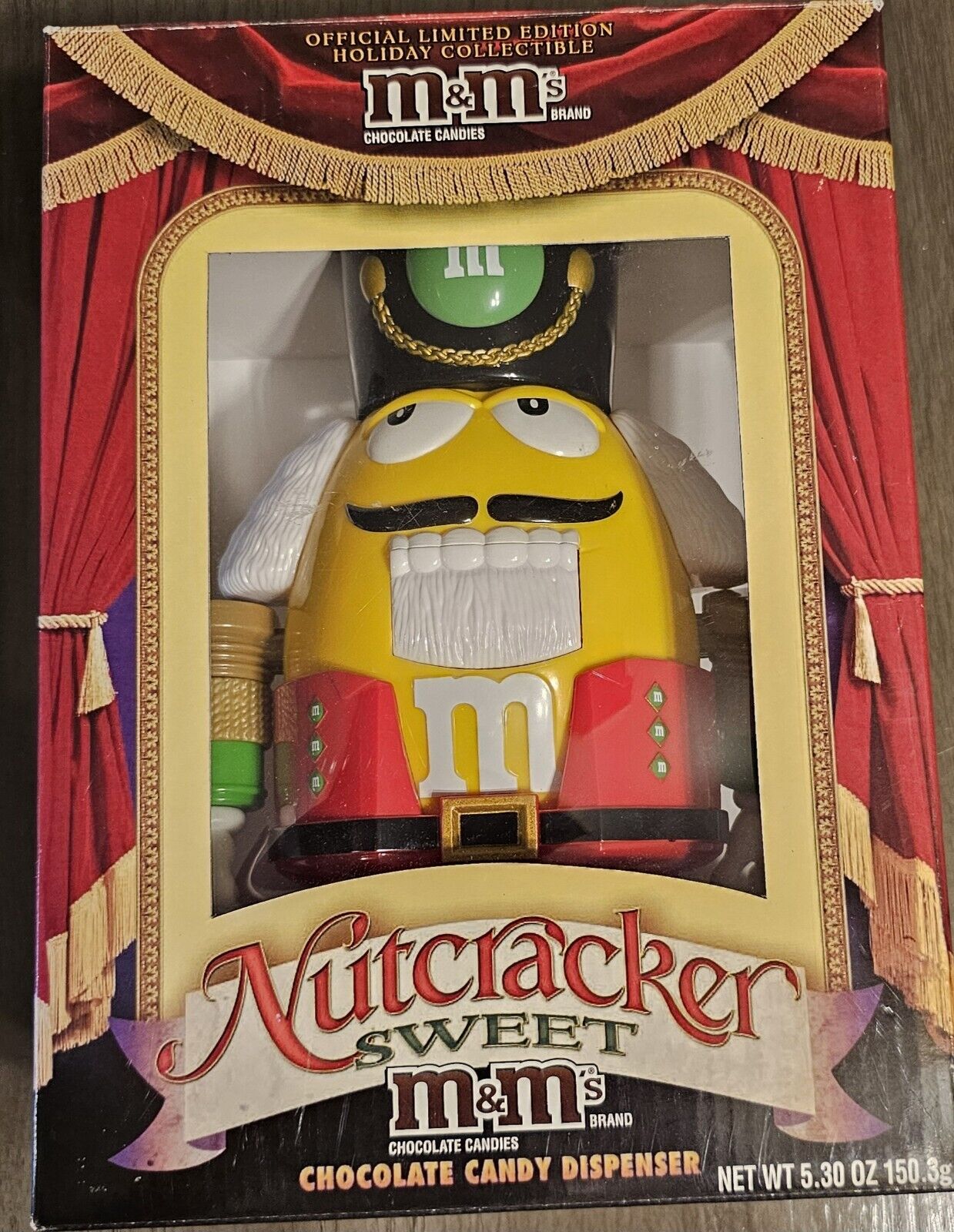M&M’s Nutcracker Dispenser Limited Edtion YELLOW