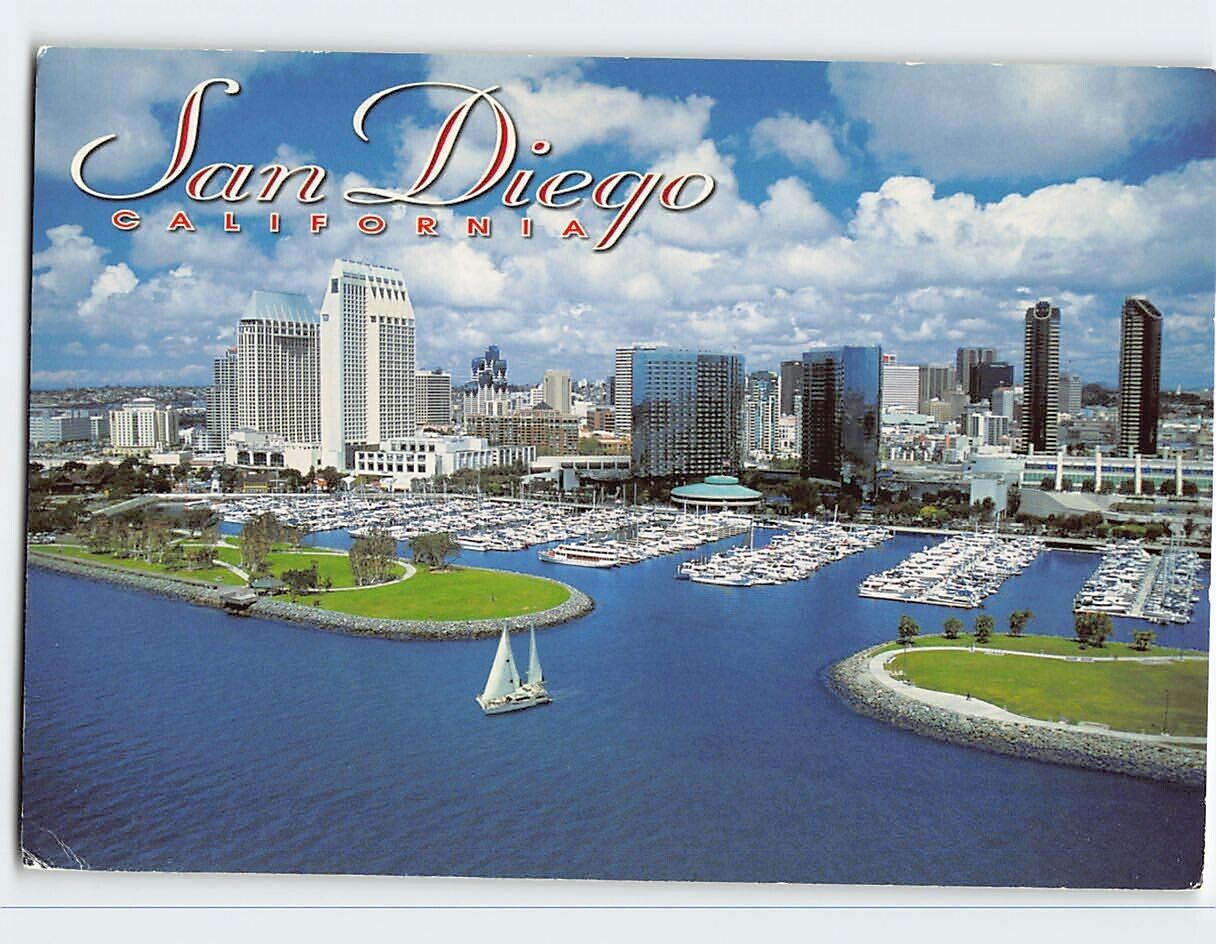 Postcard Aerial View, San Diego, California, USA