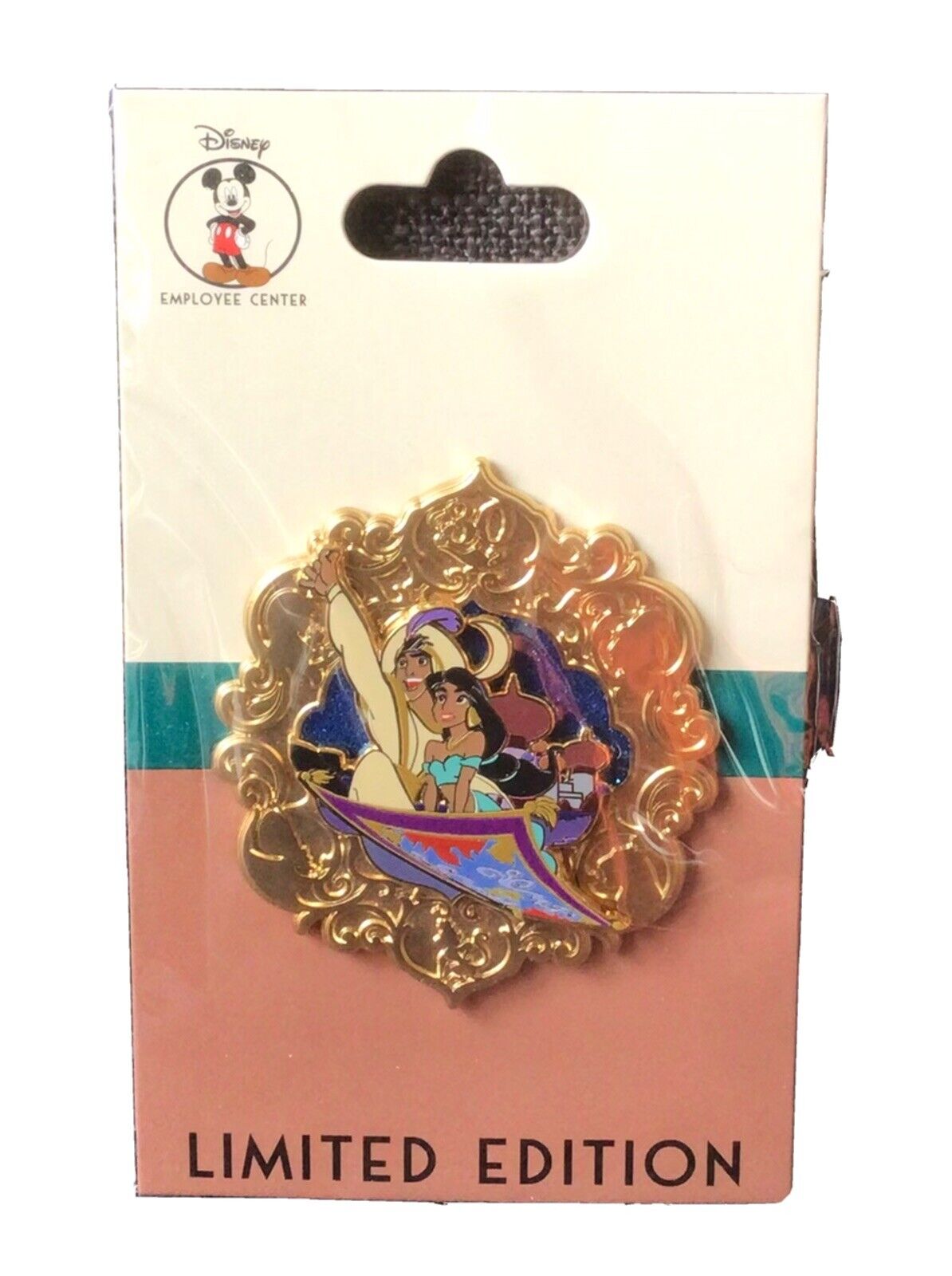 Disney Employee Center DEC Aladdin 30th Anniversary Aladdin & Jasmine LE 250 Pin