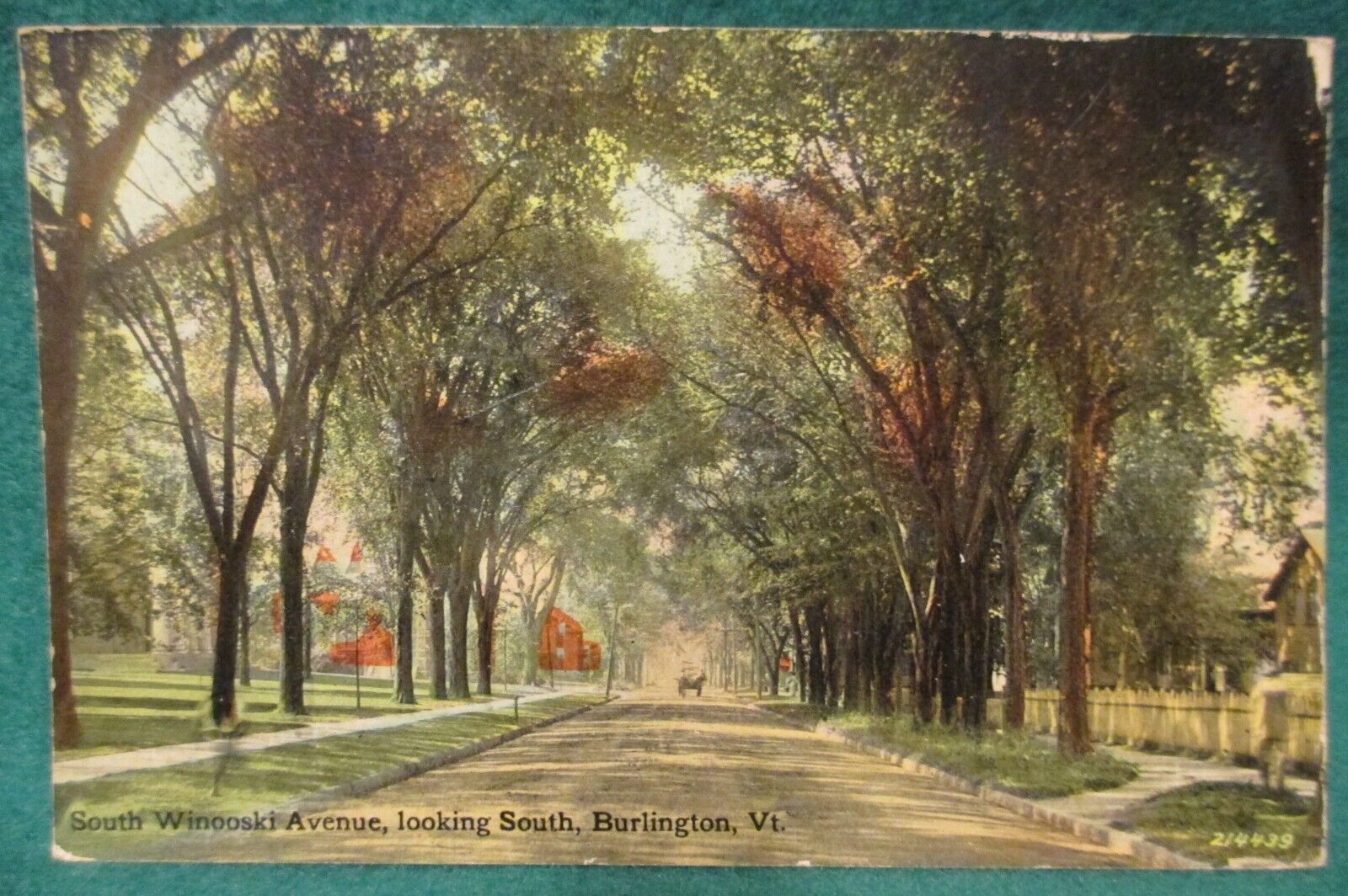 Estate Sale ~ Vintage Postcard - South Winooski Ave., South Burlington, Vt.