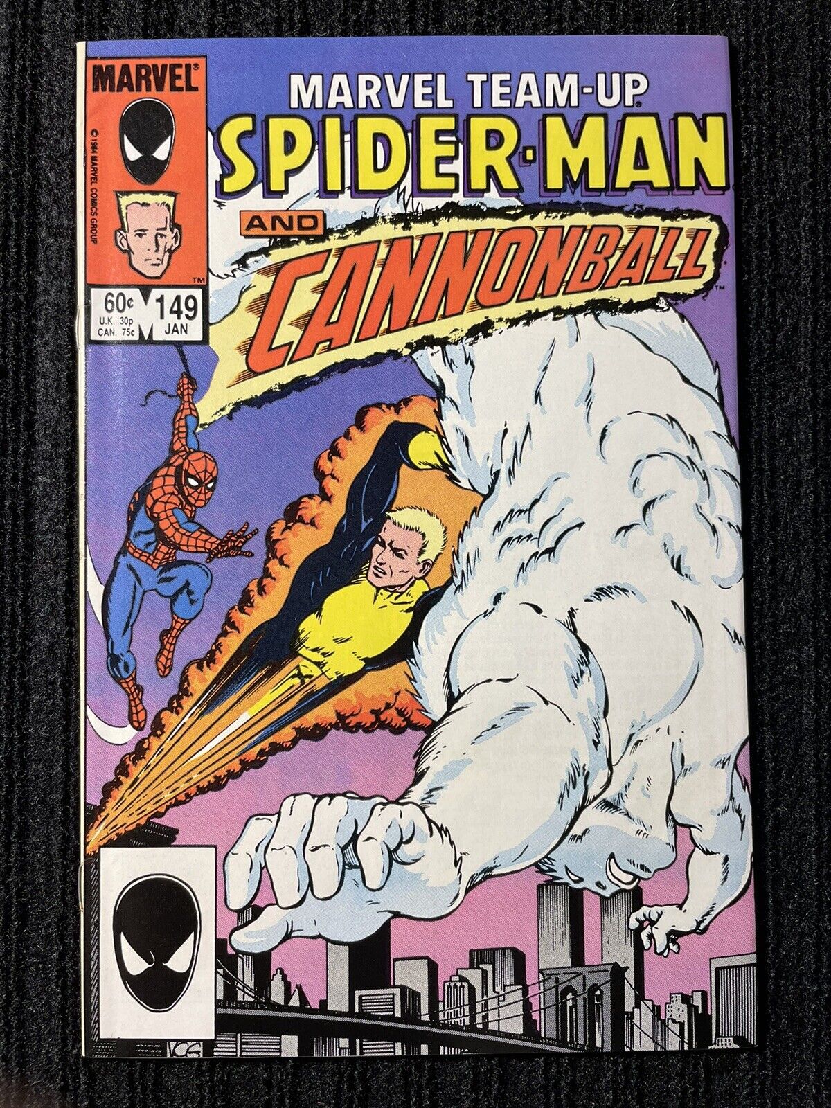 Marvel Team-up #149 Spider-Man And Cannonball 1984