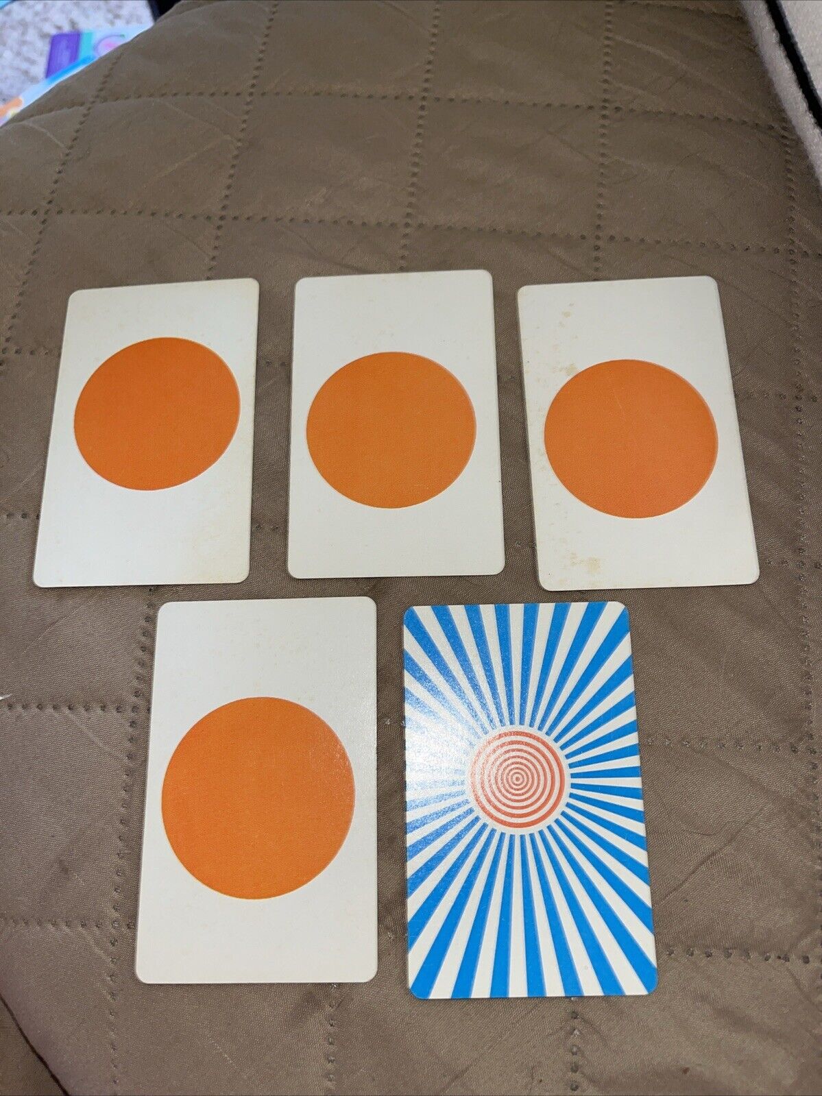 Kreskin\'s ESP Game Replacement Cards 5 Orange Dot Card