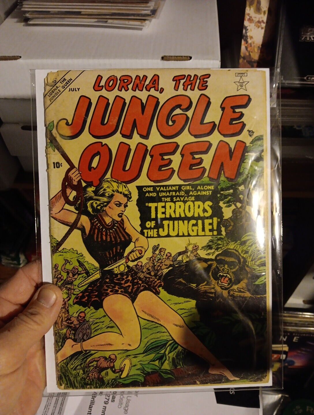 Lorna, the Jungle Queen # 1 Atlas Comics Pre Code Comics Rare 