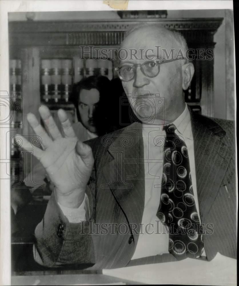 1958 Press Photo William Z. Foster, Communist Party Leader, Washington
