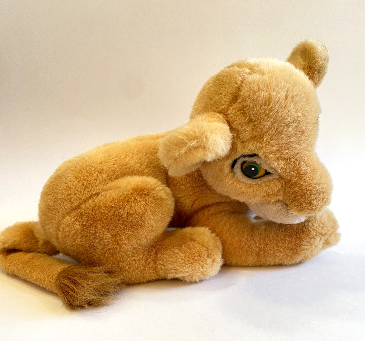 Disney Baby SIMBA PLUSH Vintage The Lion King Laying Stuffed Animal Stuffed Toy,