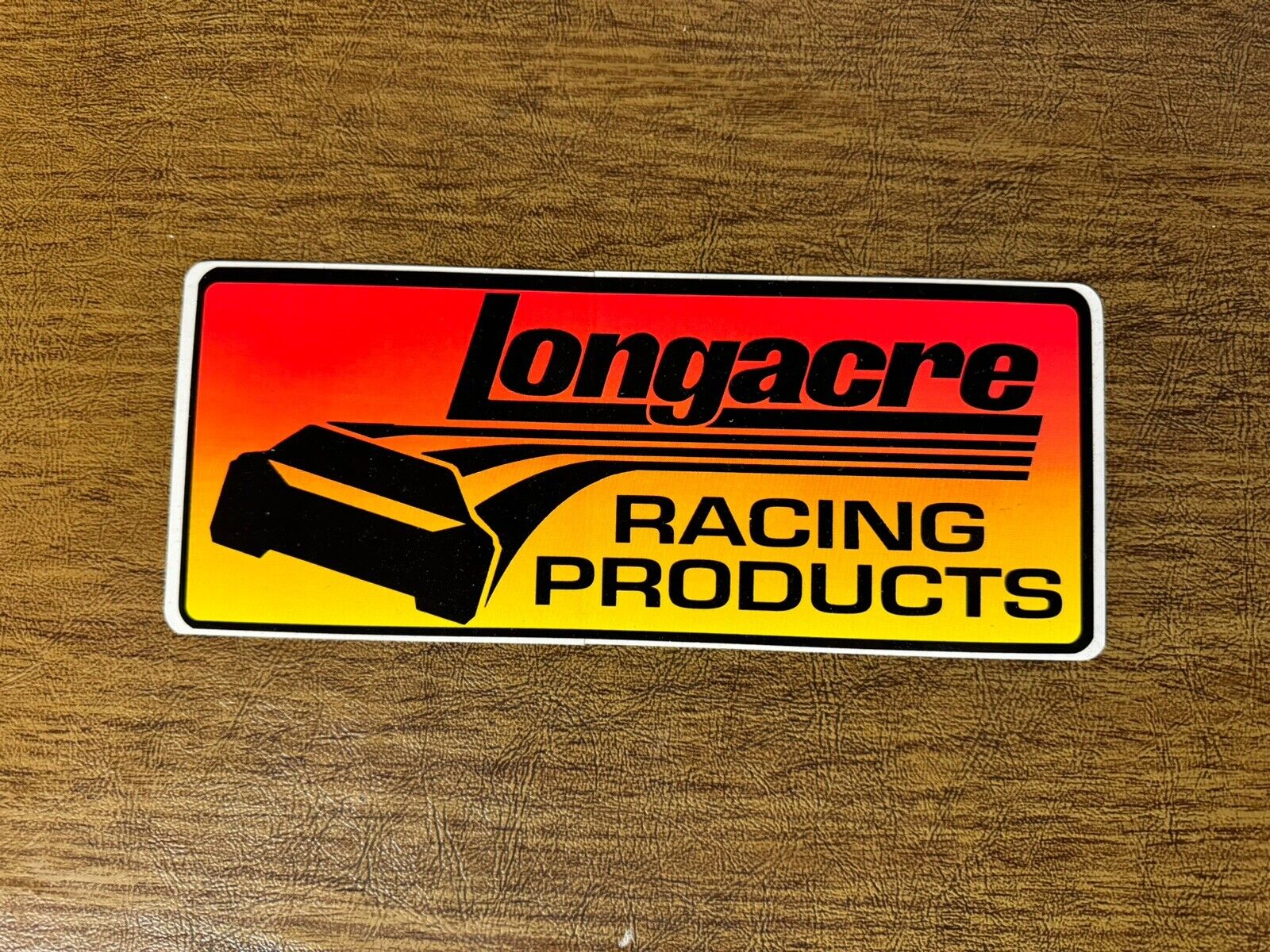 Large 8 1/2” x 3 1/2” Longacre Racing Products Sticker in Mint Condition.