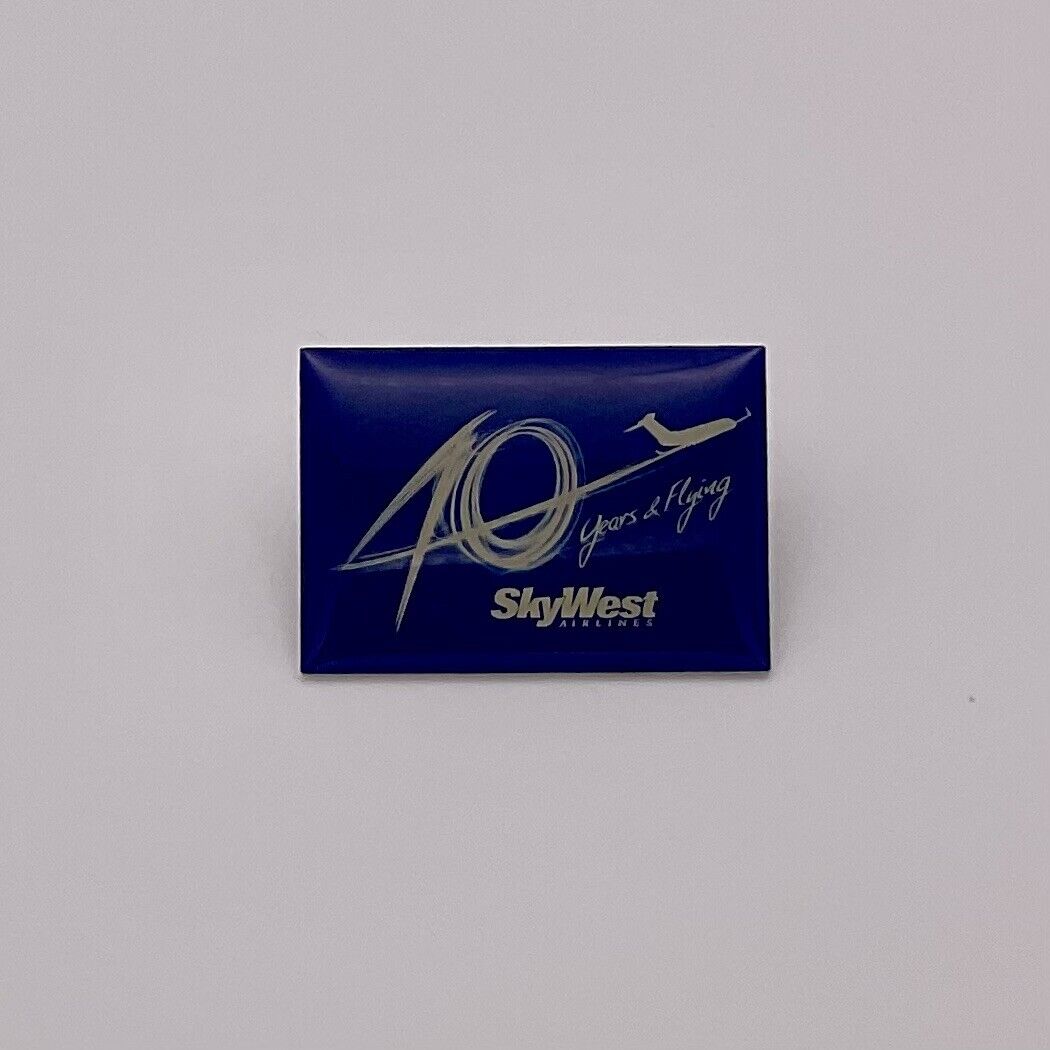 Skywest Airlines 40 Years Of Flying Pin