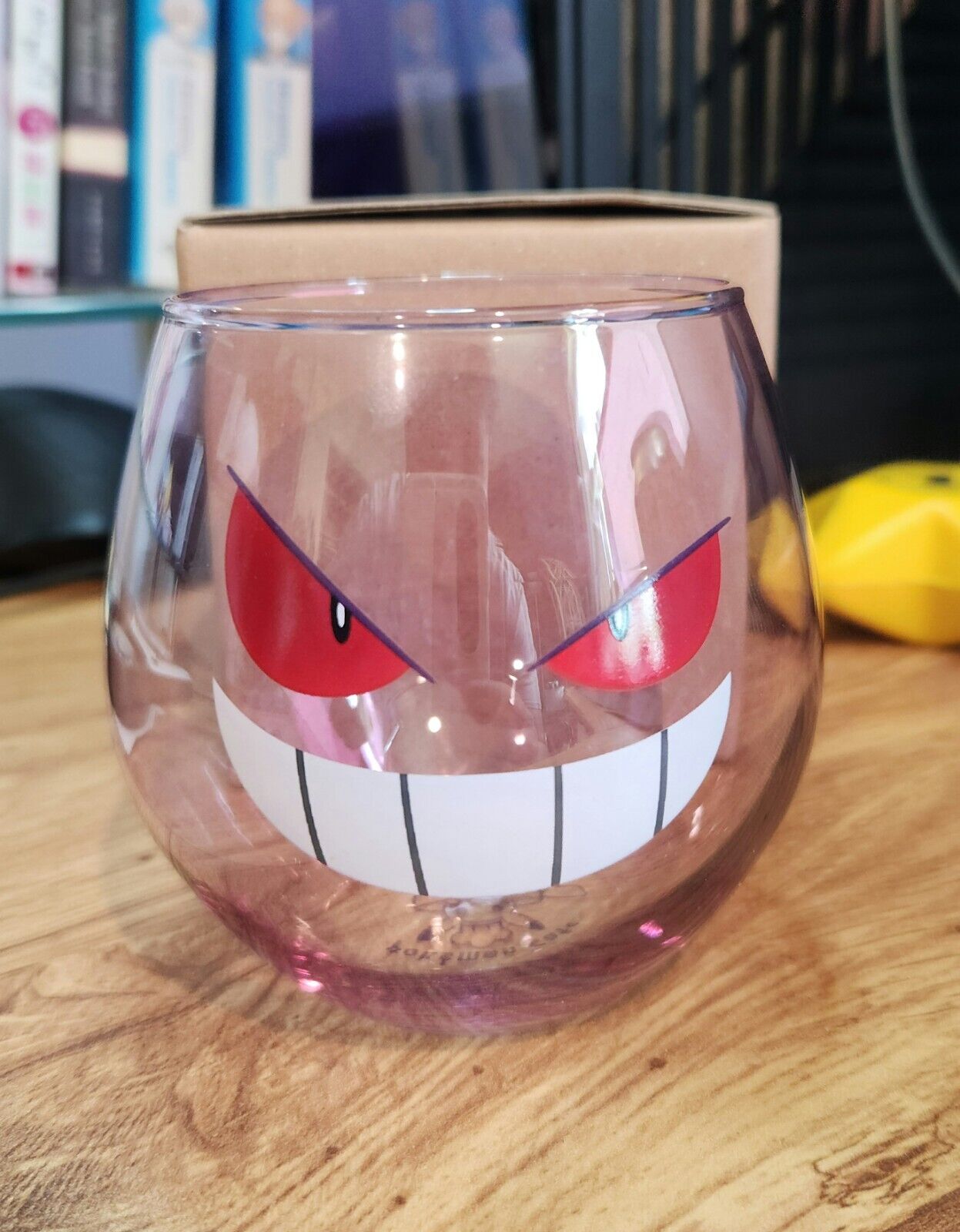 Pokemon Cafe Official GENGAR Glass Cup Pokémon Center Japan Limited Edition NEW