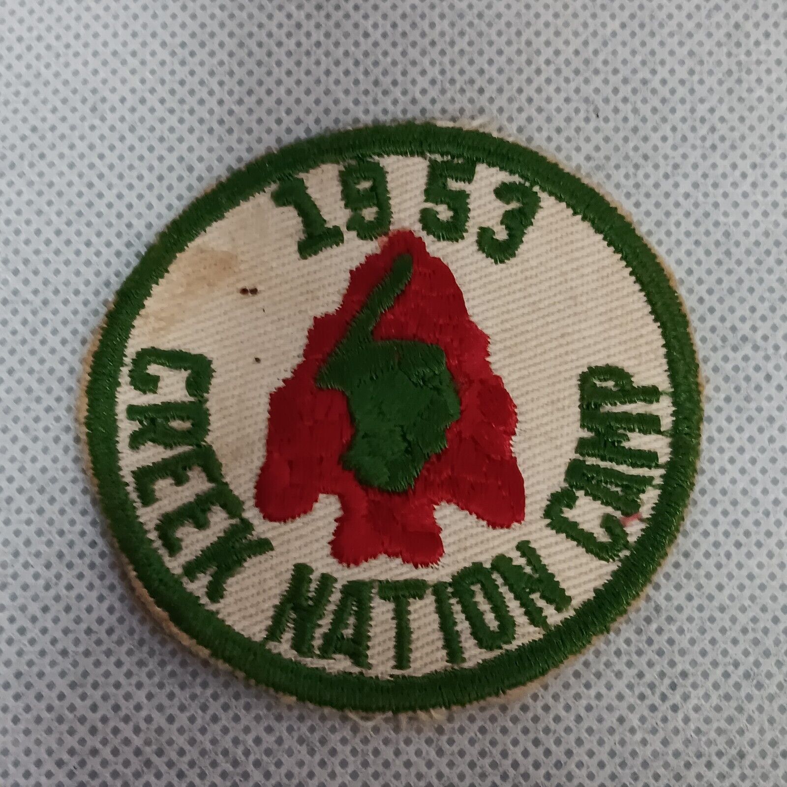 Boy Scouts 1953 Patch Creek Nation Camp Round 2.75\