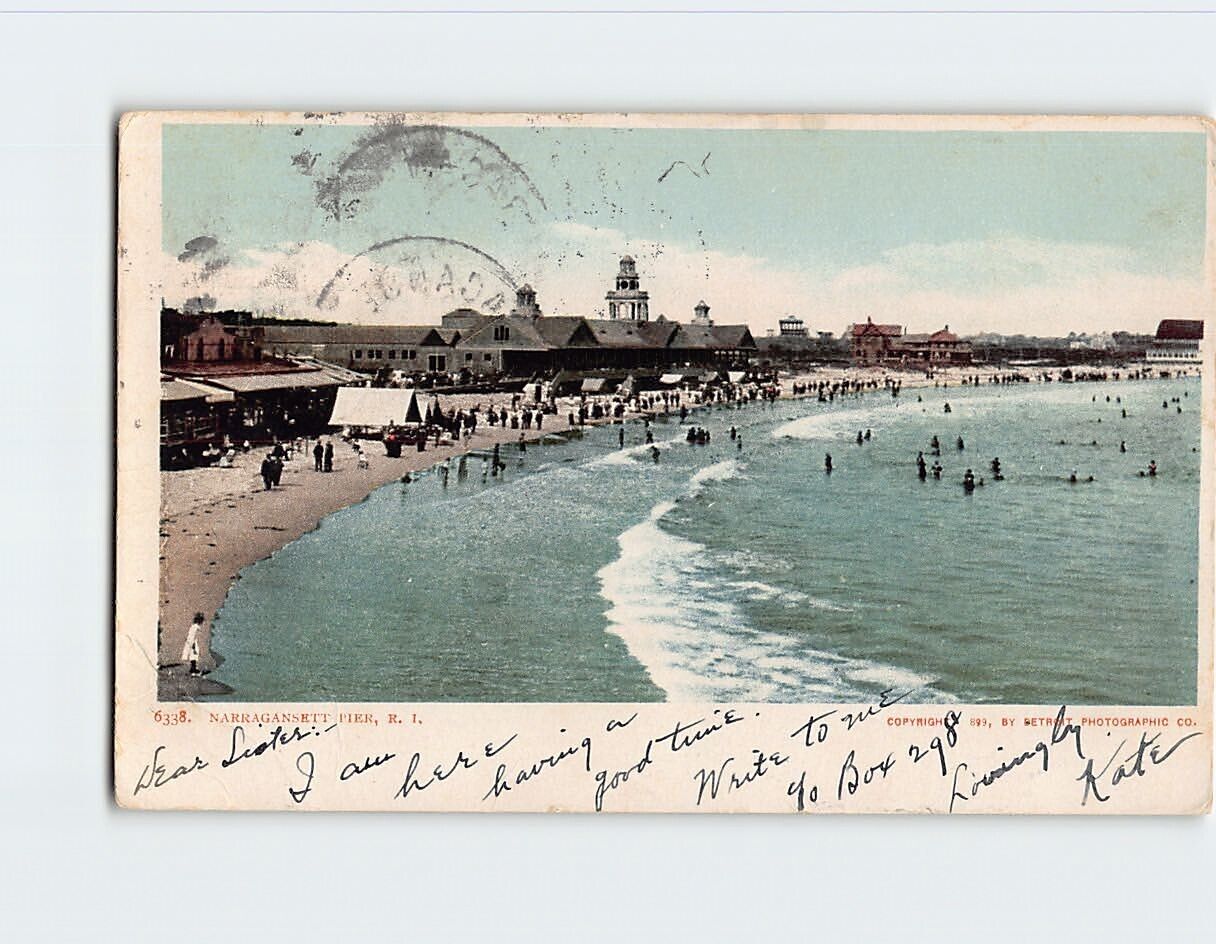 Postcard Narragansett Pier, Rhode Island