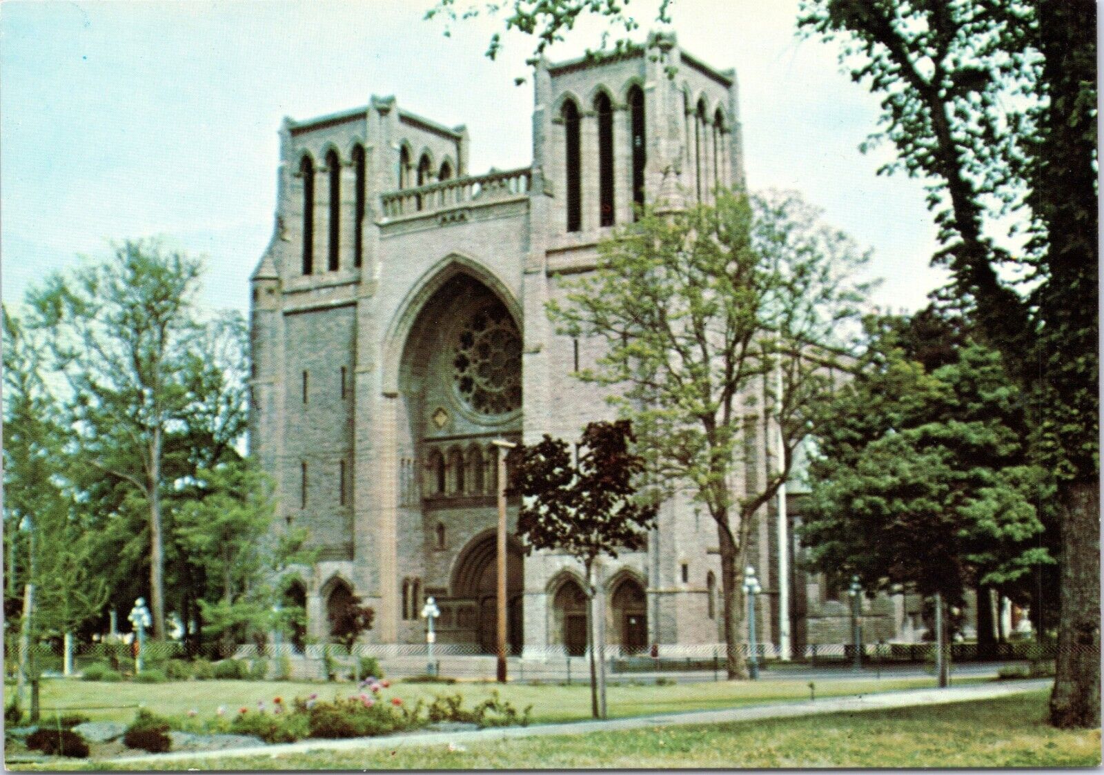 postcard Victoria BC Canada - Christ Church Cathedral