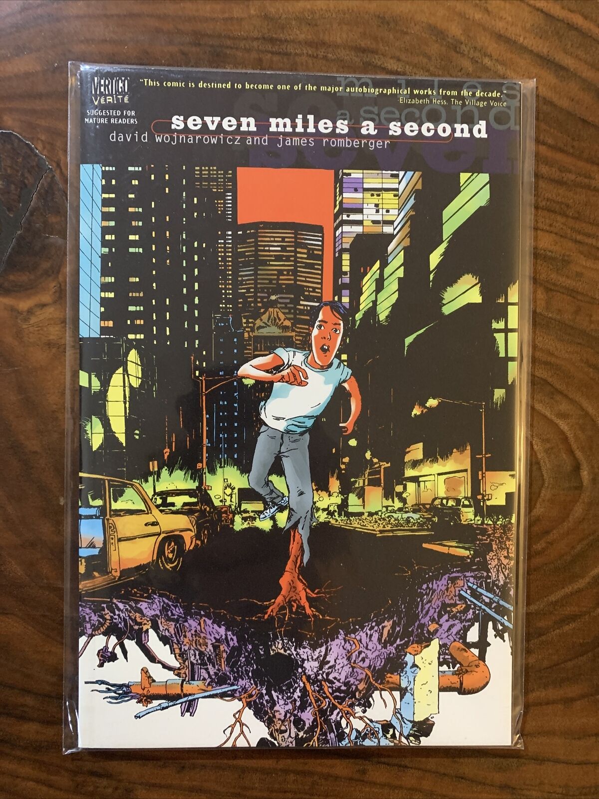 Seven Miles a Second Graphic Novel (1996 DC/Vertigo Comics) MINT/Unread/Bagged