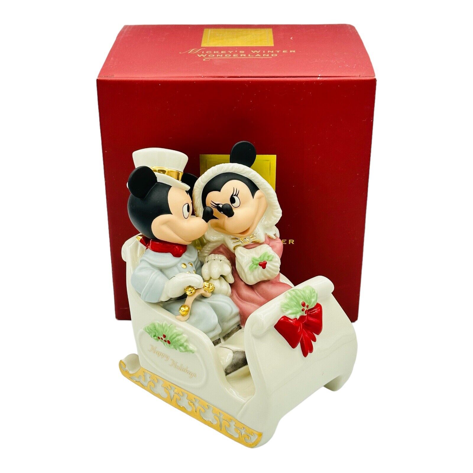 Lenox Mickey's Winter Wonderland Disney Showcase Collection Christmas Holiday