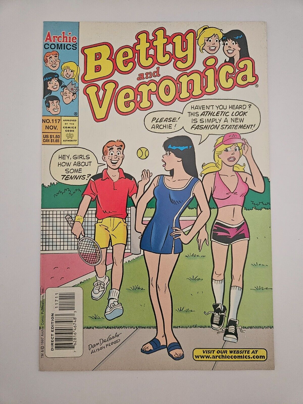BETTY AND VERONICA #117 DAN DECARLO 1997 ARCHIE COMICS