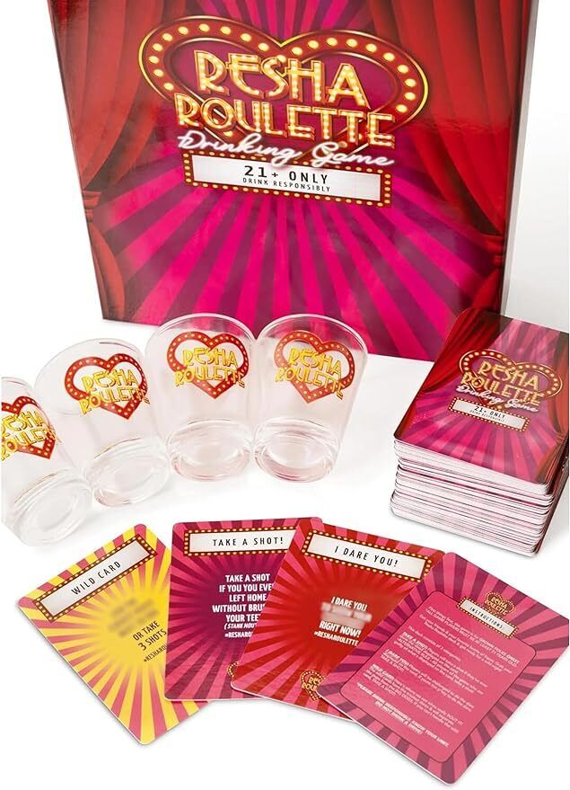 Resha Roulette - A Drinking Card Game for Parties and More