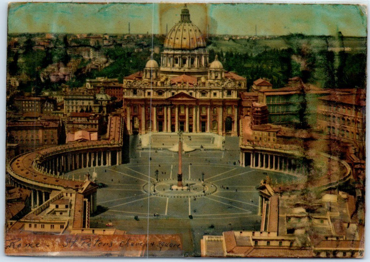 Postcard - Saint Peter\'s Square - Rome, Italy