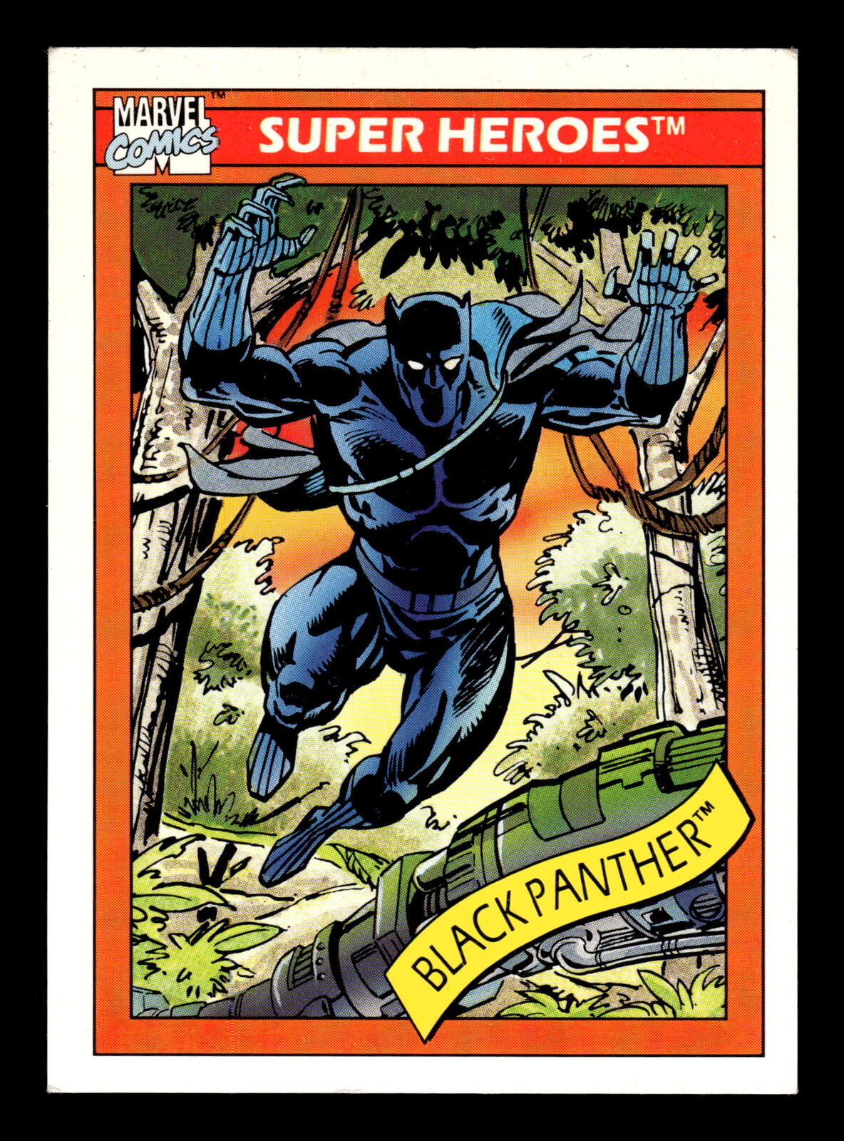 1990 Impel Marvel Universe #20 Black Panther