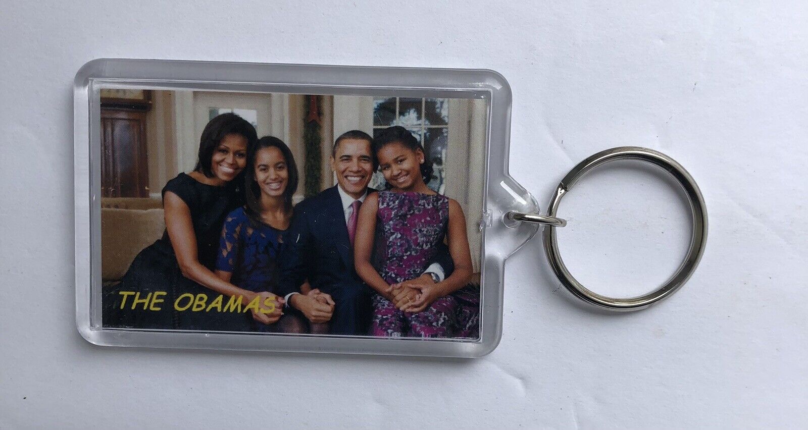 Obama Keepsake ((The Obama Family Keychain In Gift Box