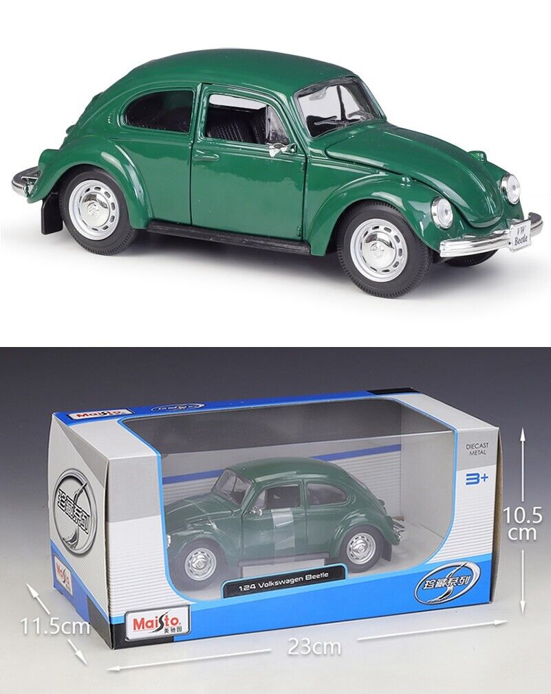 MAISTO 1:24 Volkswagen Beetle Alloy Diecast Vehicle Car MODEL TOY Gift Collect